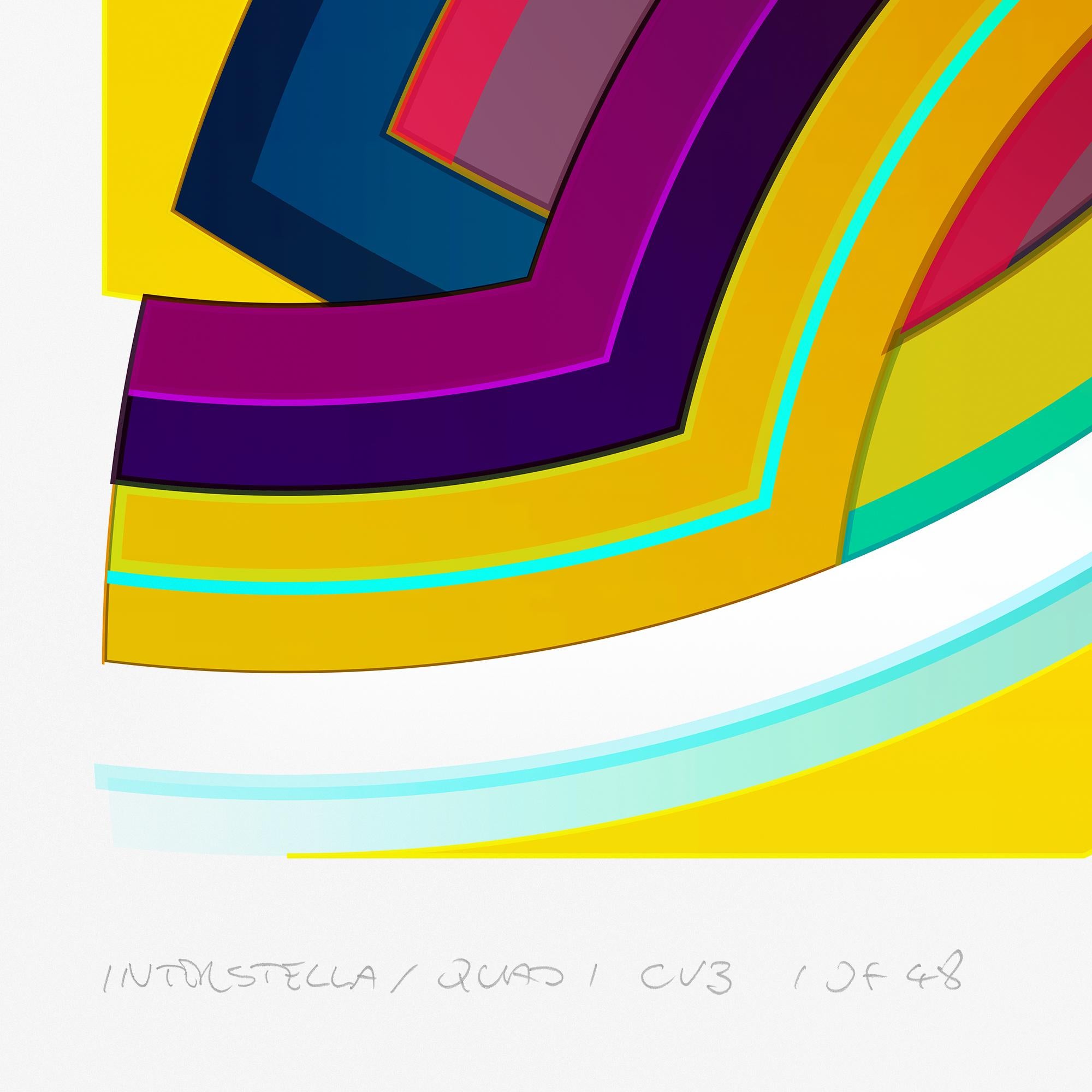 interStella / QUAD 1 CV3 è una stampa a pigmenti d'archivio in edizione limitata su carta fine art Hahnemühle 305gsm 100% cotone; firmata ed edita individualmente, con un numero di catalogo unico per garantire l'autenticità.

Edizione di 48, più 4