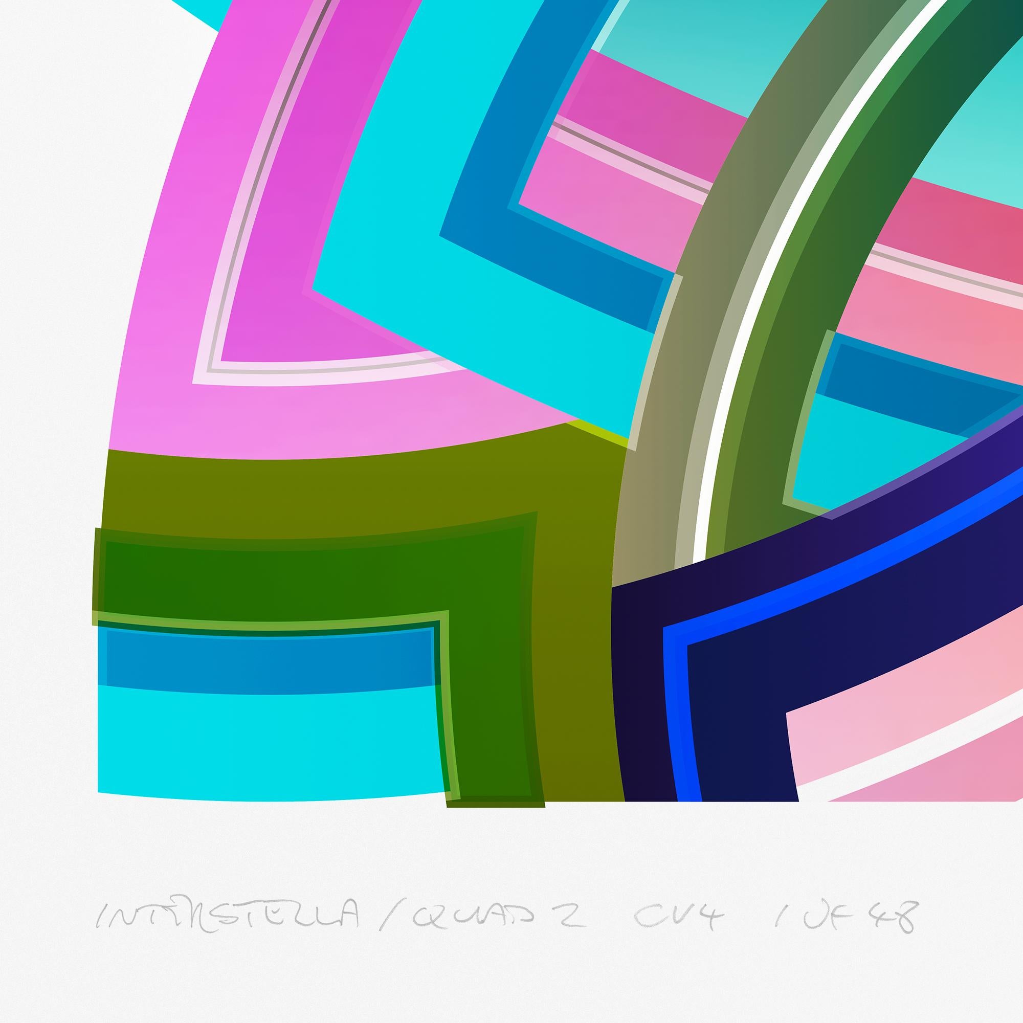 interStella / QUAD 2 CV4 ist ein Pigmentdruck in limitierter Auflage auf Hahnemühle 305gsm 100% Baumwoll-Kunstdruckpapier; einzeln signiert und mit einer einzigartigen Katalognummer für garantierte Authentizität versehen.

Auflage von 48, plus 4