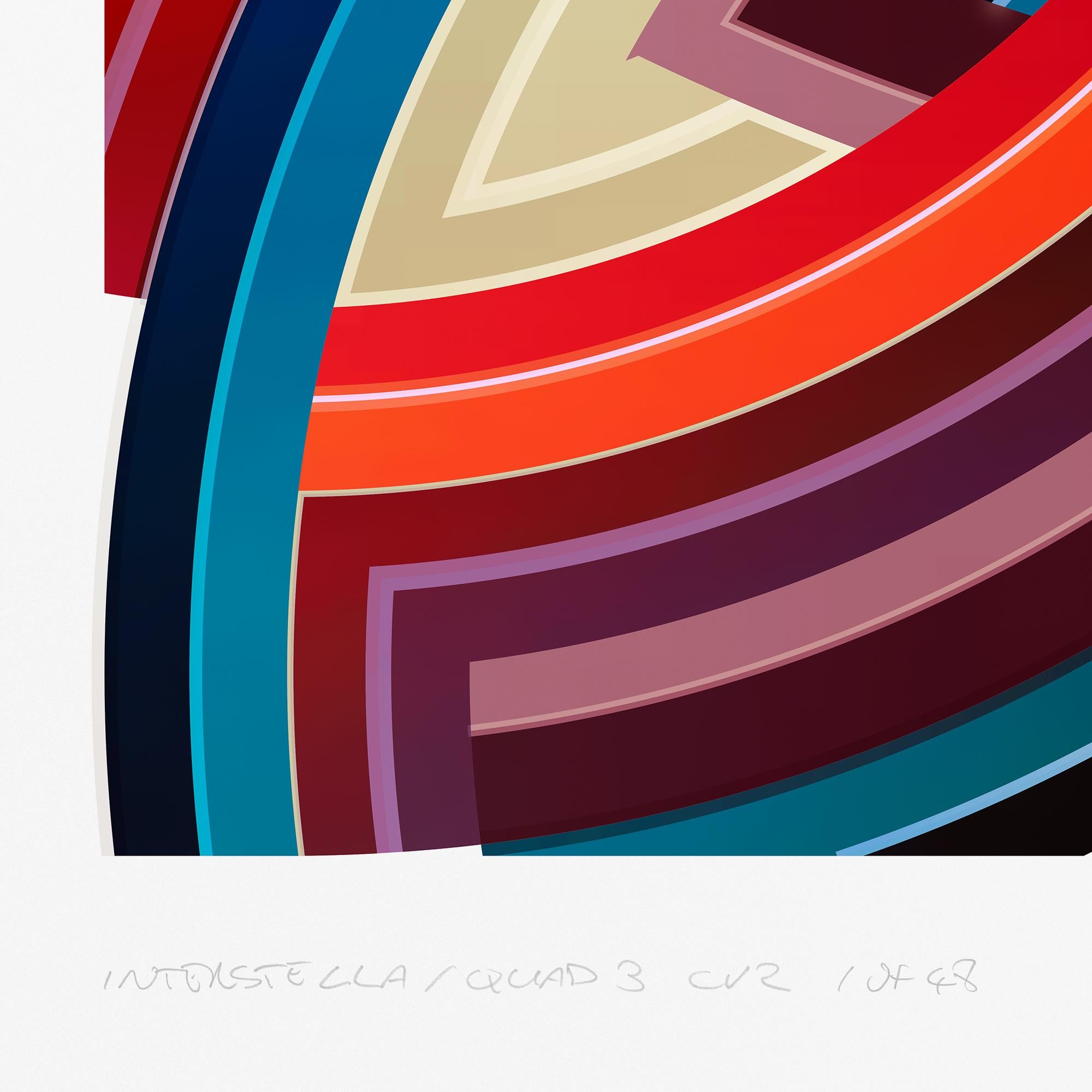 interStella / QUAD 3 CV2 è una stampa a pigmenti d'archivio in edizione limitata su carta fine art Hahnemühle 305gsm 100% cotone; firmata ed edita individualmente, con un numero di catalogo unico per garantire l'autenticità.

Edizione di 48, più 4