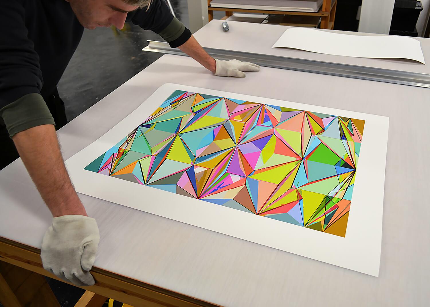 Klint / reDux / acdh - Abstract Geometric Print by Chuck Elliott