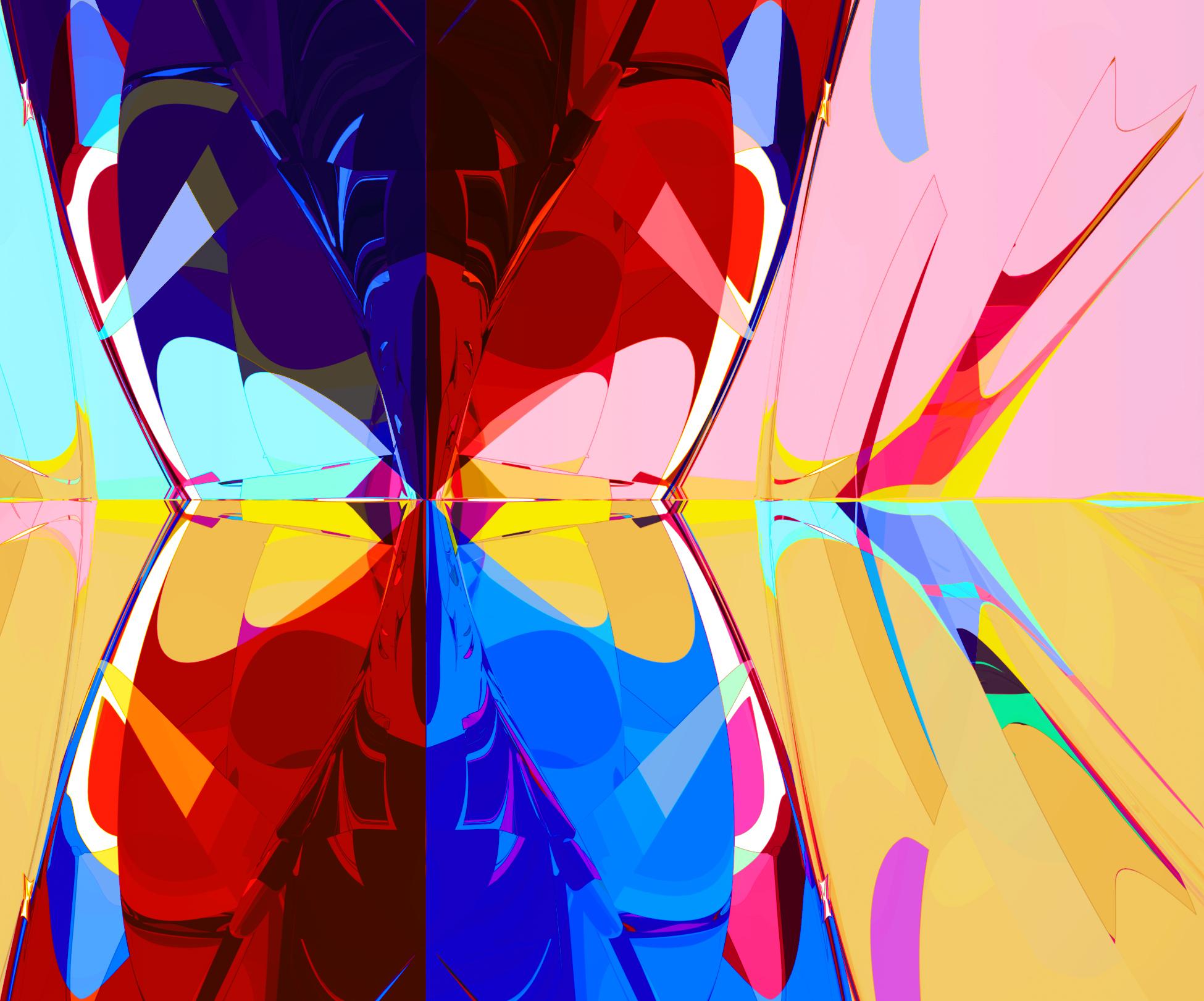 XGen 2 / chromatic variation 1 - Abstract Geometric Print by Chuck Elliott
