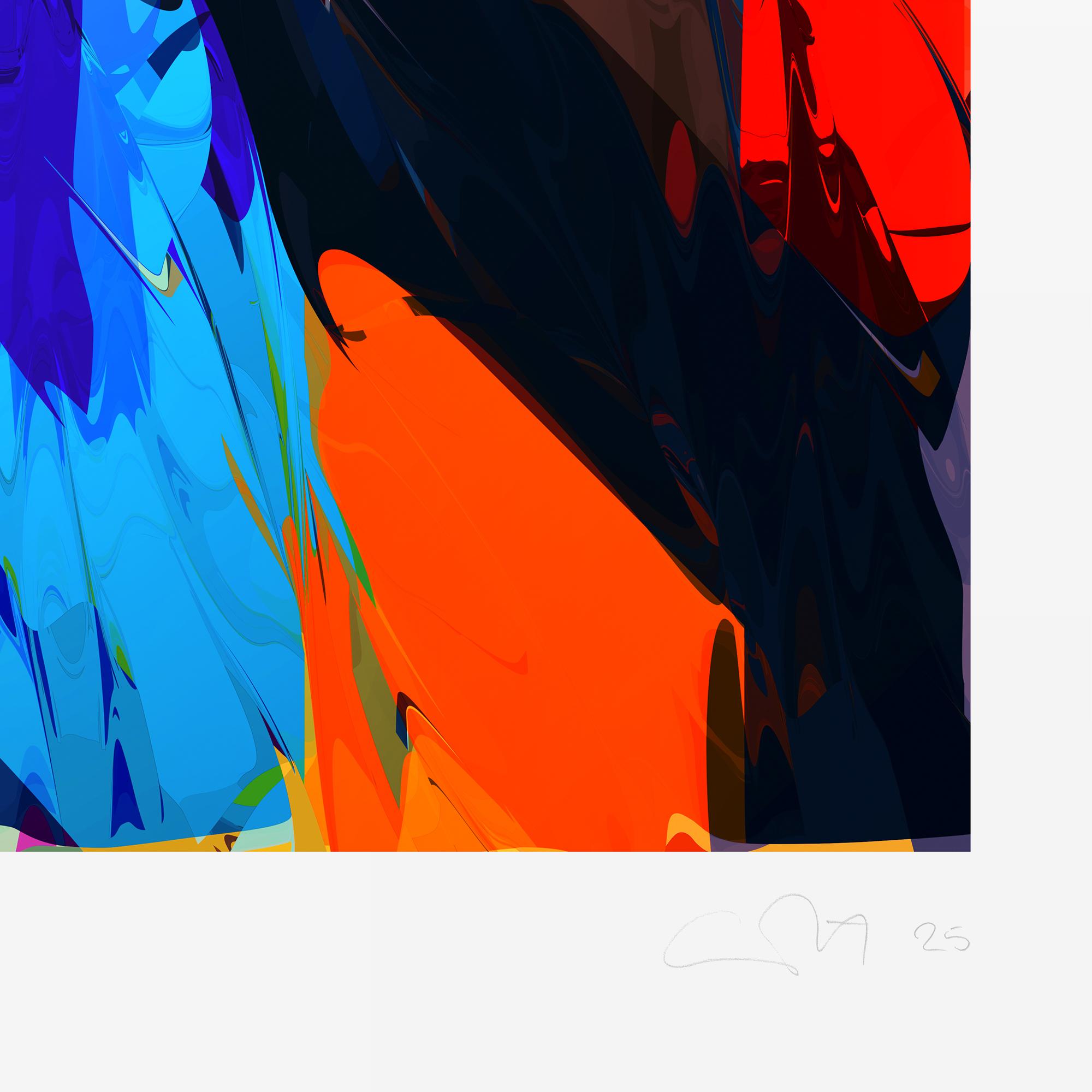 XGen 2 / chromatic variation 2 is a limited edition archival pigment print on Hahnemühle 305gsm 100% cotton fine art paper; individually signed and editioned, with a unique catalogue raisonné number for guaranteed authenticity.

Edition of 48, plus