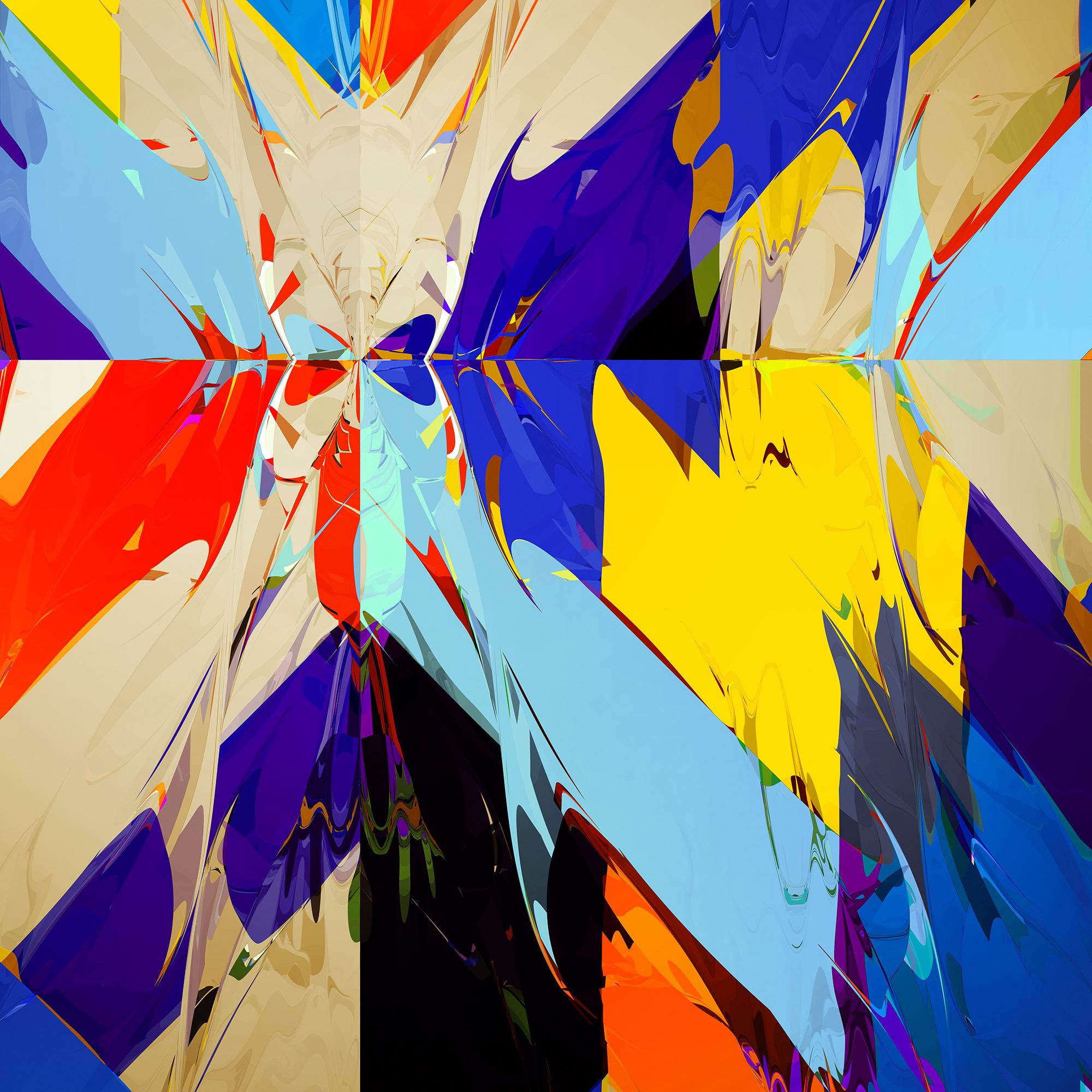 XGen 2 / chromatic variation 3 - Abstract Geometric Print by Chuck Elliott
