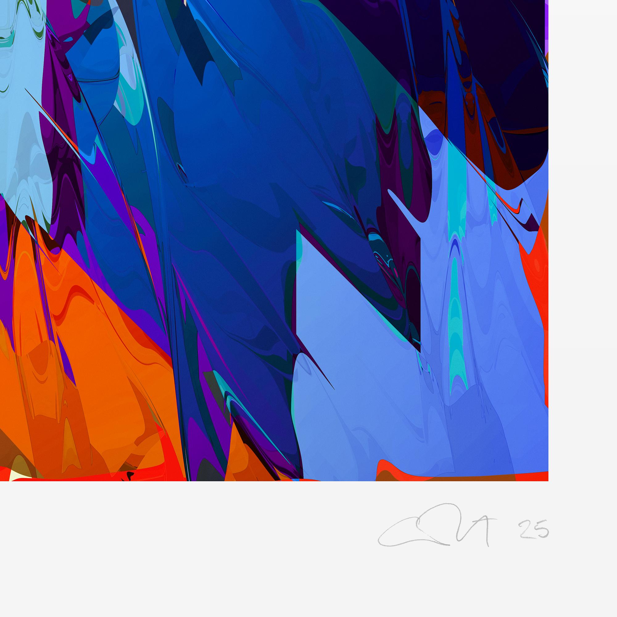 XGen 2 / chromatic variation 3 is a limited edition archival pigment print on Hahnemühle 305gsm 100% cotton fine art paper; individually signed and editioned, with a unique catalogue raisonné number for guaranteed authenticity.

Edition of 48, plus