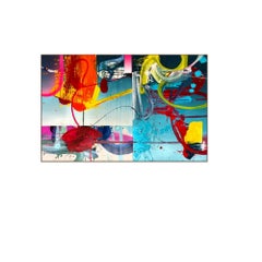 DGBMH - Contemporary Large Abstract Expression Spray Paint and Acrylic on Canvas