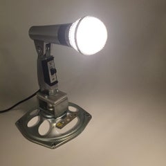 Original 1960s Shure 565 S Microphone Repurposed Lamp Sculpture