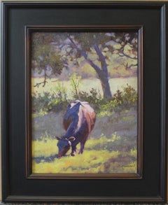 Vintage "COOL MUNCHER" TEXAS CATTLE GRAZING