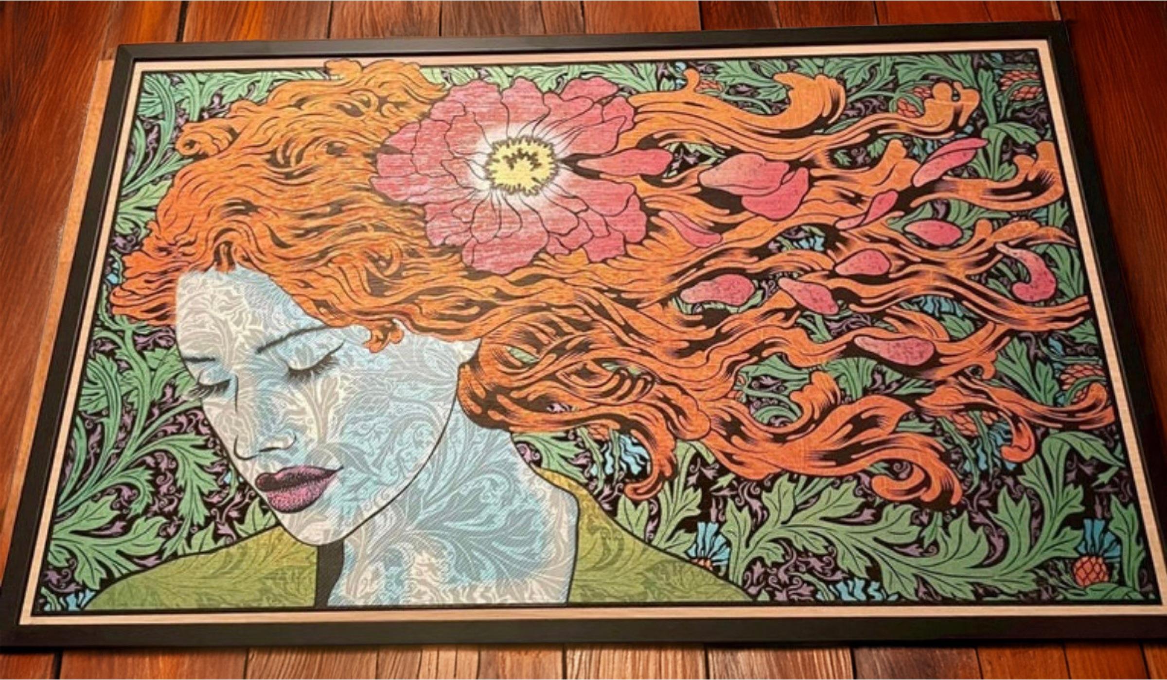 Flora, Wood Panel by Chuck Sperry 2022 For Sale 1