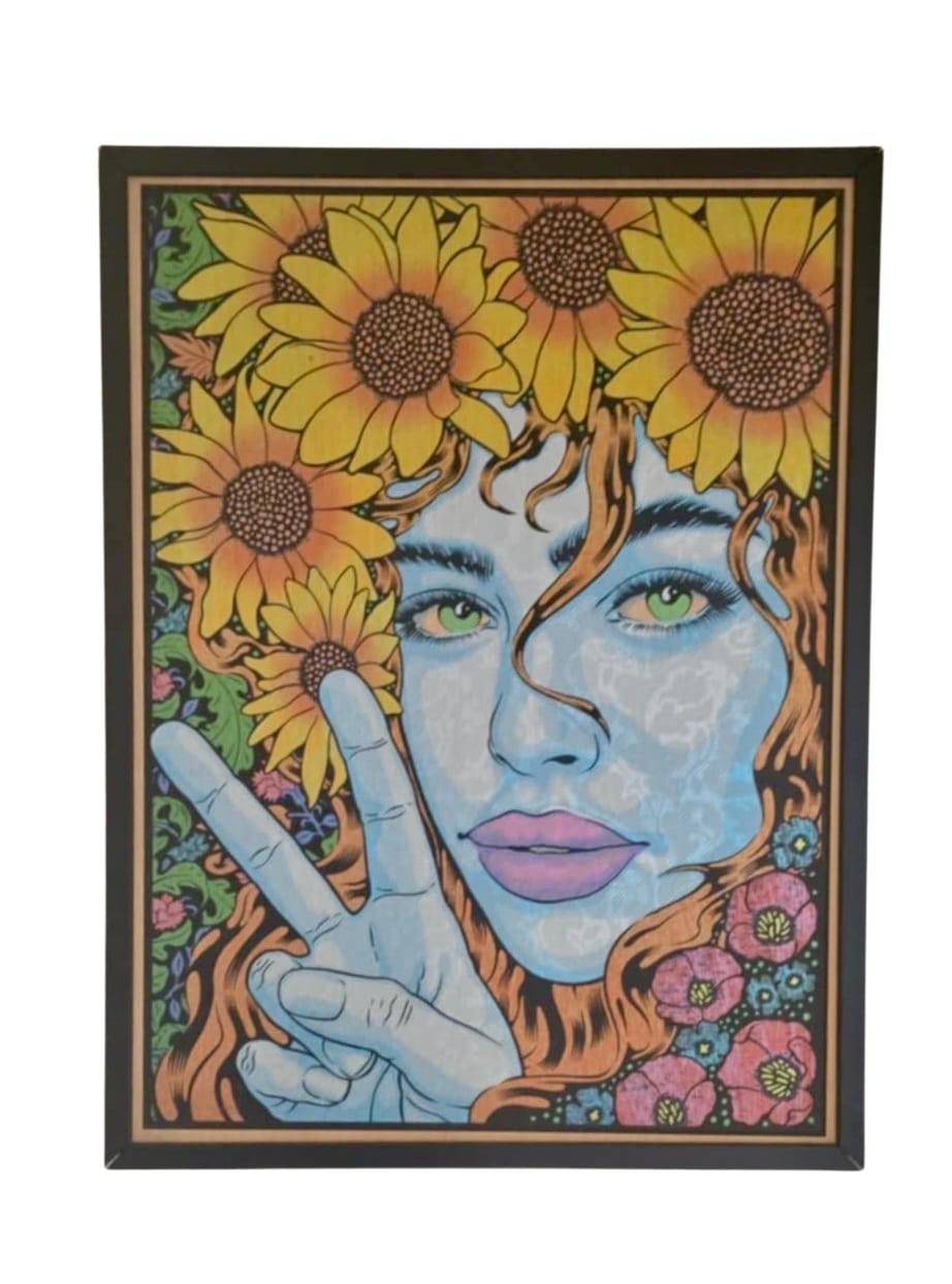 Harmonia, Panel de madera de Chuck Sperry (2019)