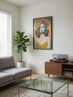 Sappho, 7-Color Screen Print on Wood Panel, Signed, Edition of 30