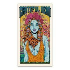 Chuck Sperry Grateful Dead Bertha Silkscreen Print Capitol Theater Contemporary