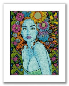 Chuck Sperry "Ifigenia" Serigrafía al ácido Contemporánea Bellas Artes