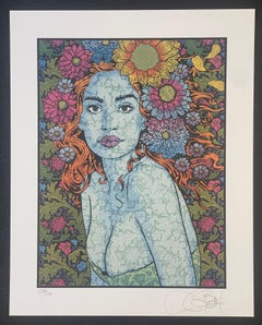 Chuck Sperry "Iphigenia" Blotter Acid Screenprint Contemporary Fine Art