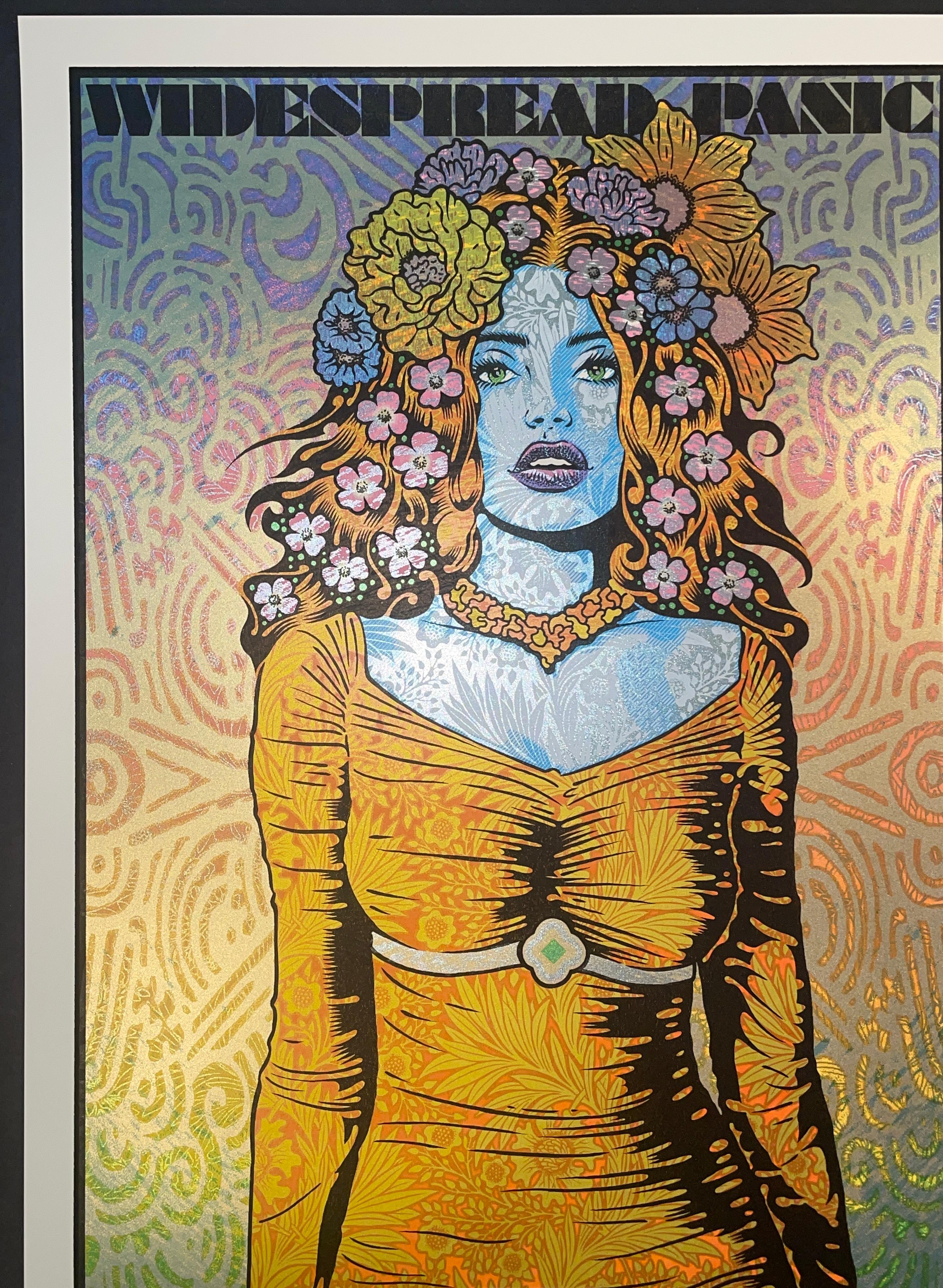 Chuck Sperry & Widespread Panic Sérigraphie d'art Richmond VA Musique en vente 1