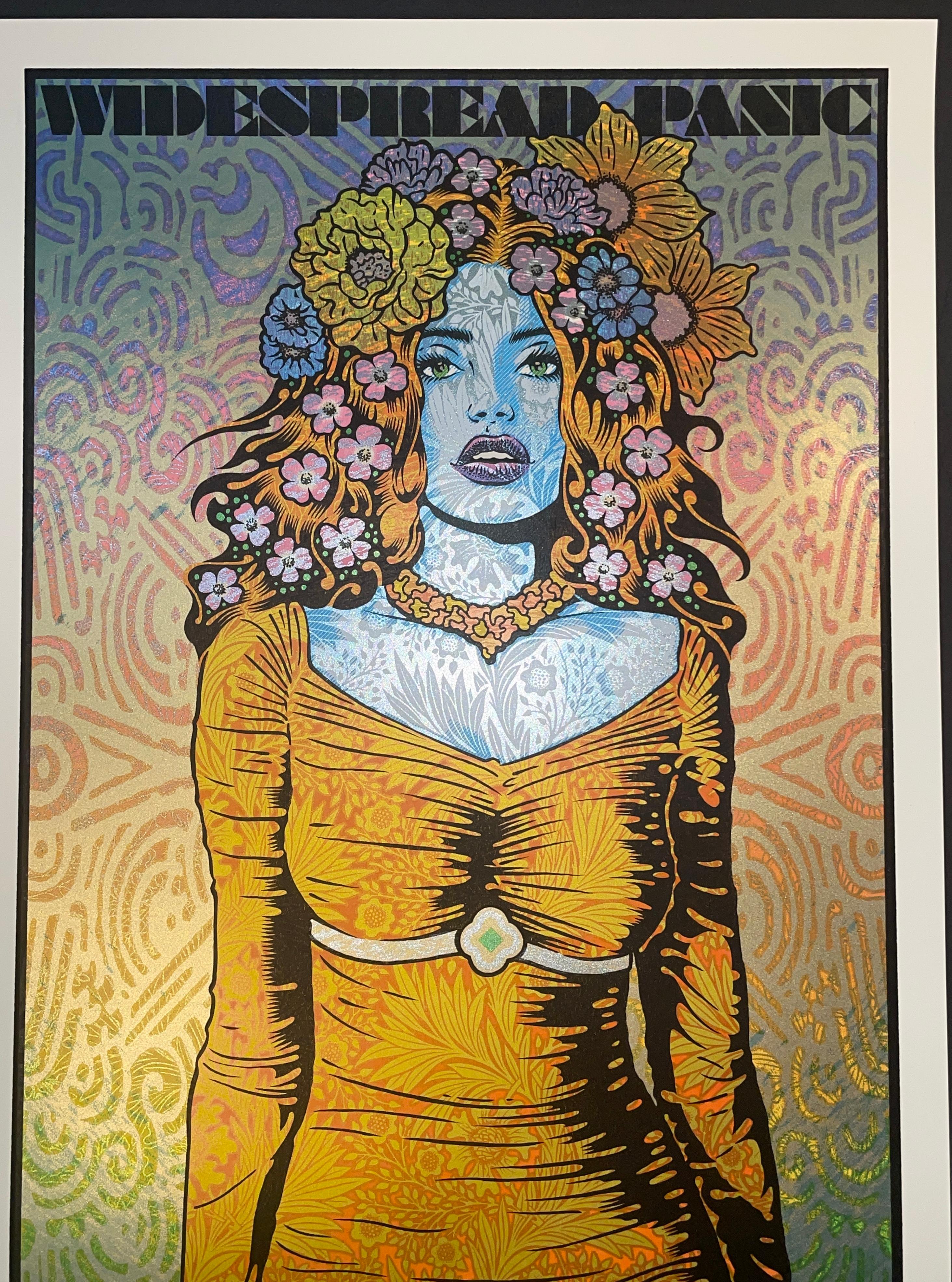 Chuck Sperry & Widespread Panic Sérigraphie d'art Richmond VA Musique en vente 5