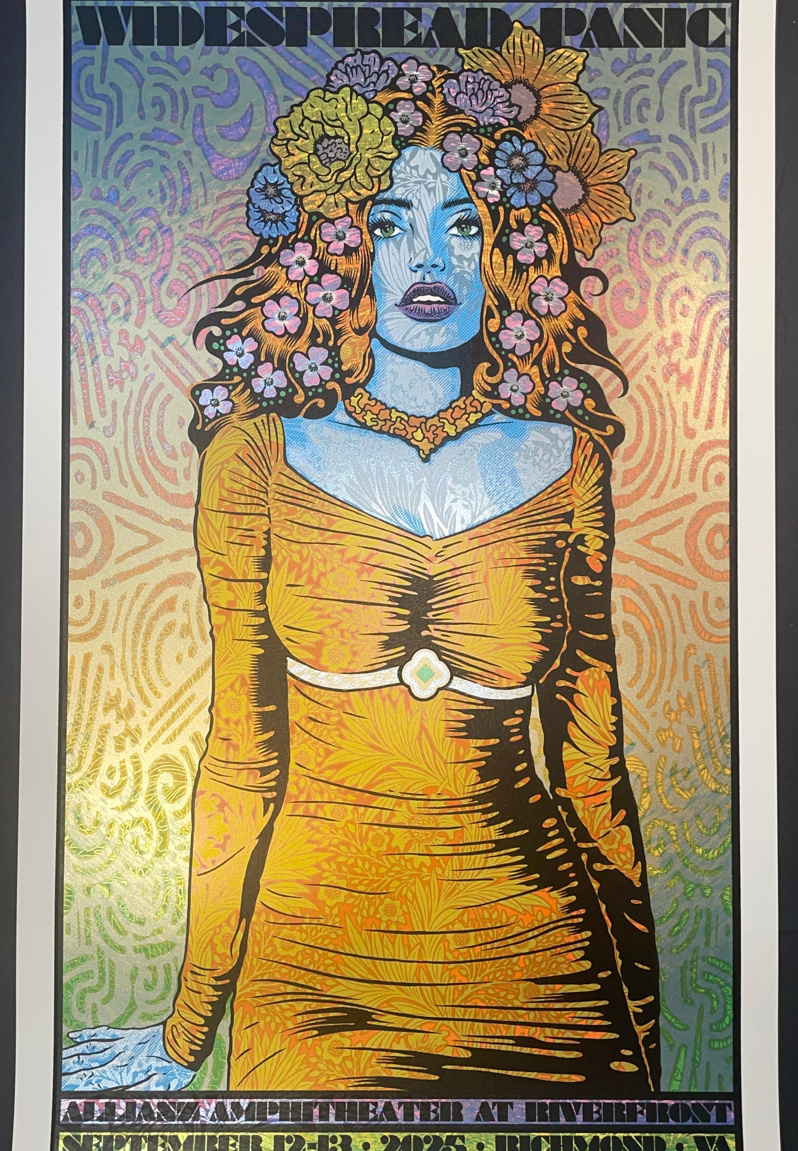Chuck Sperry & Widespread Panic Sérigraphie d'art Richmond VA Musique en vente 6