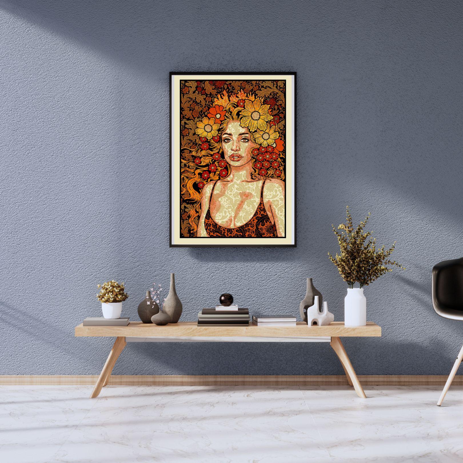 Courage (oversized) Screen Print by Chuck Sperry in vendita 1