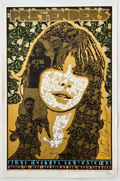 The Pretenders - Póster original de Austin City Limits - Firmado por Chrissie Hynde