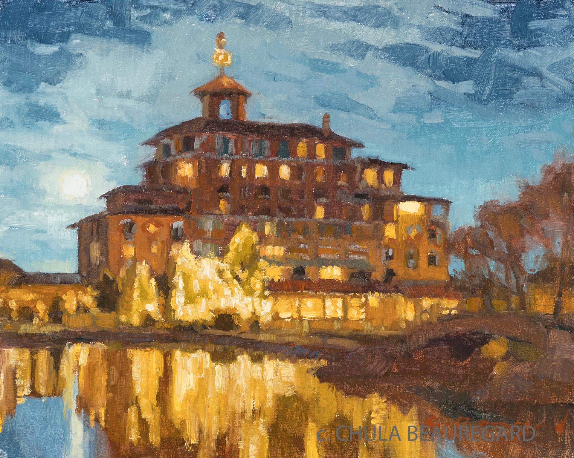 Riflessioni sul Natale - Painting Impressionismo di Chula Beauregard