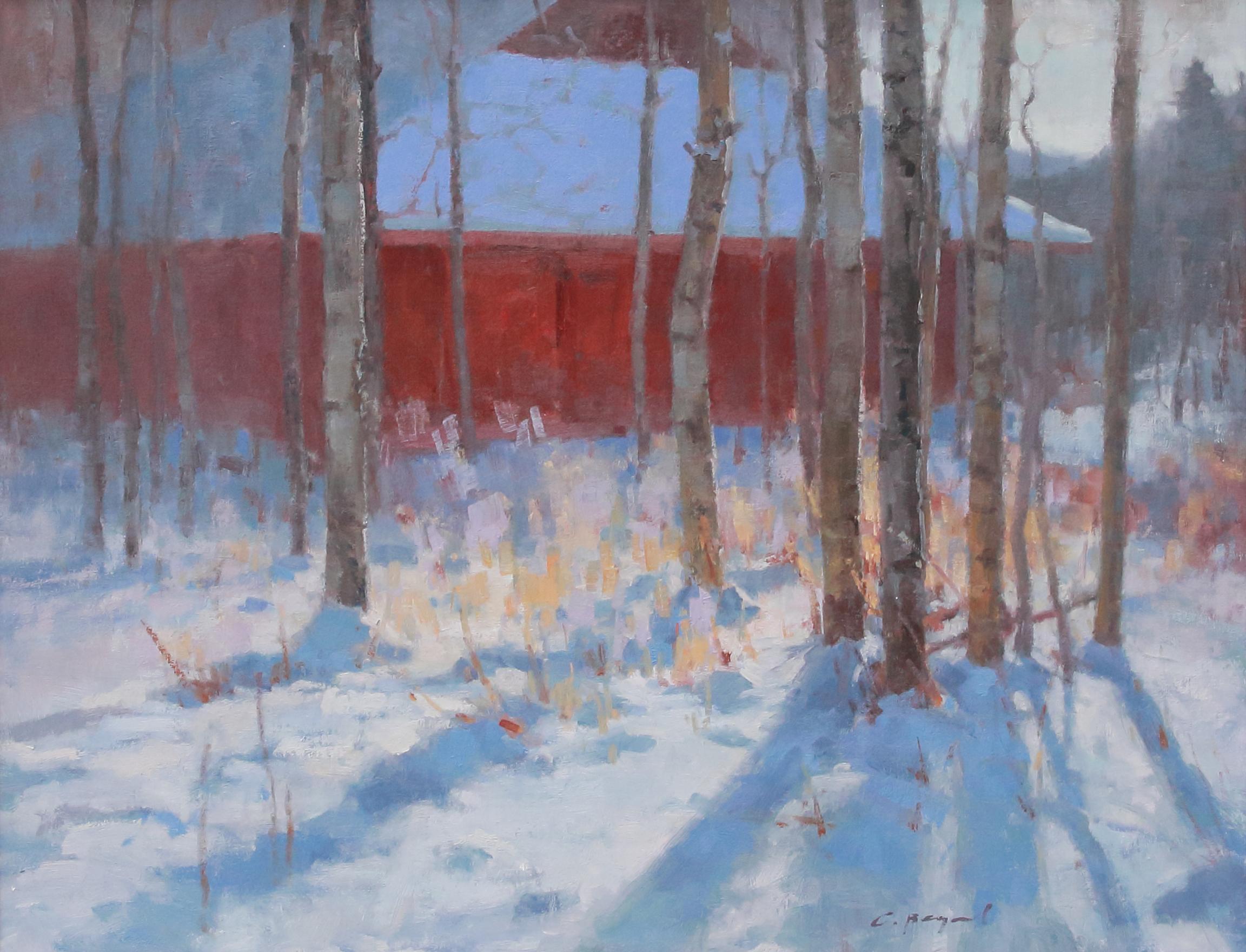 Frühwinter (Impressionismus), Painting, von Chula Beauregard