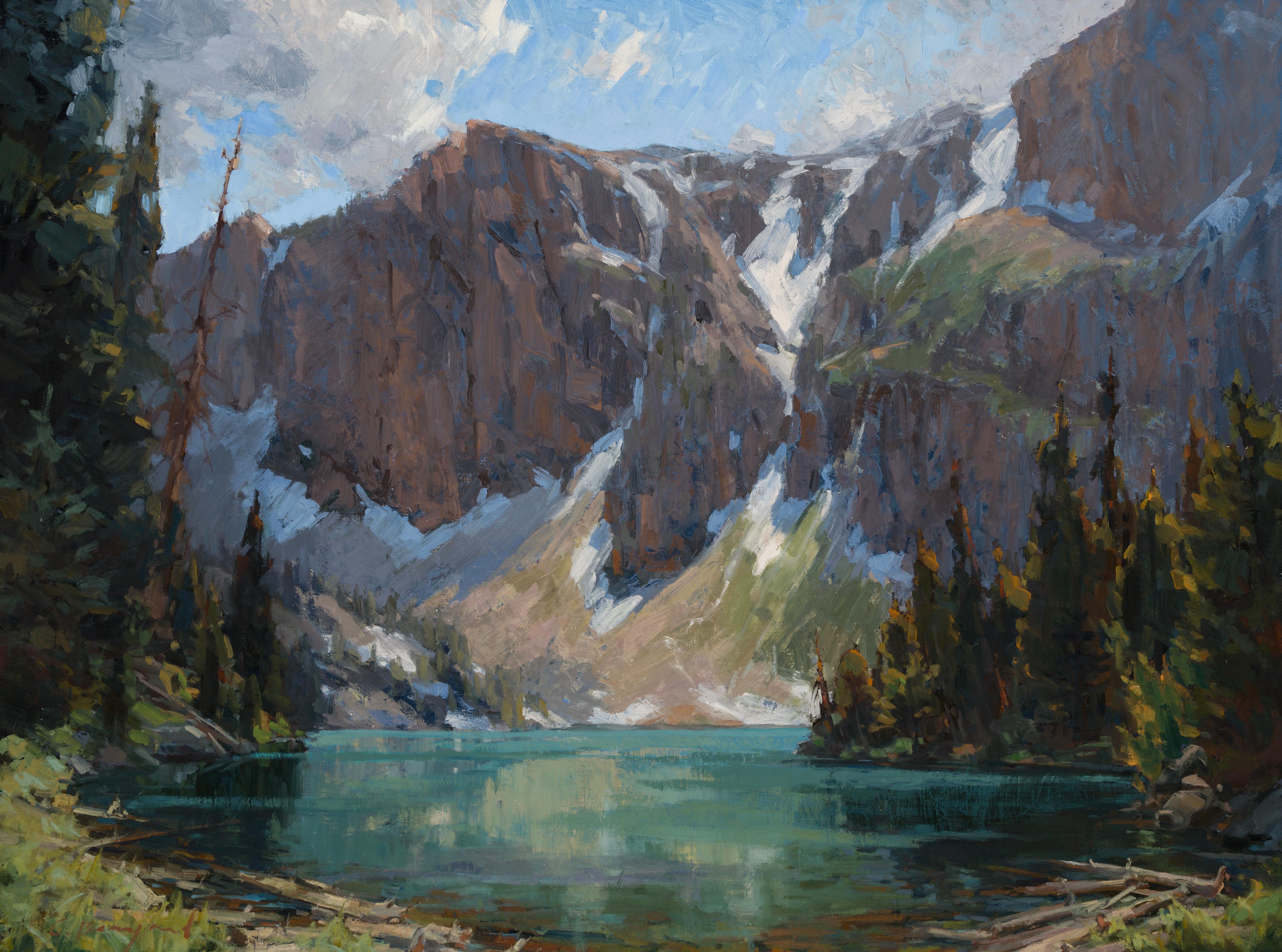 High Country Paradise - Impressionist Painting by Chula Beauregard