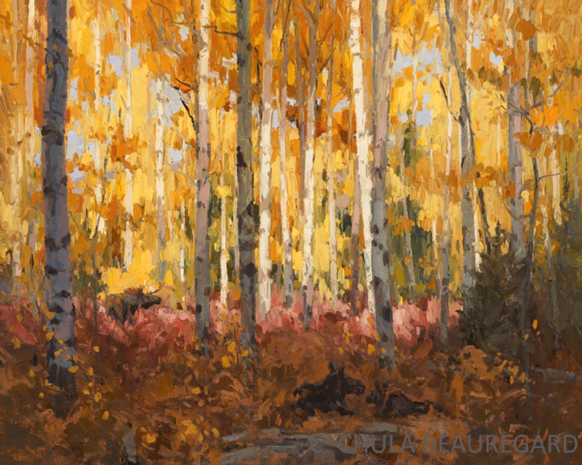Sanctuary - Impressionist Painting by Chula Beauregard