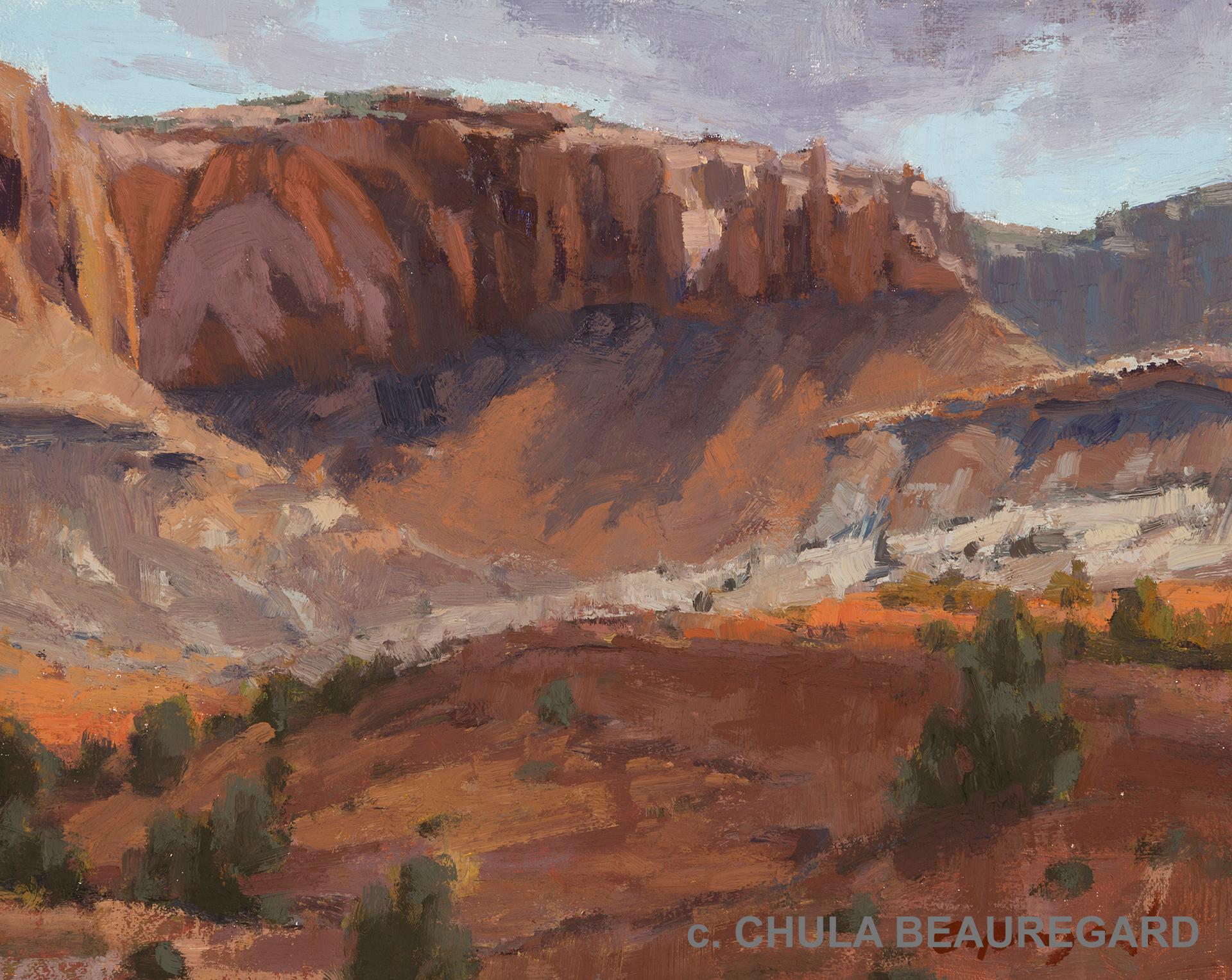 Chula Beauregard Landscape Painting - Water Pocket Fold