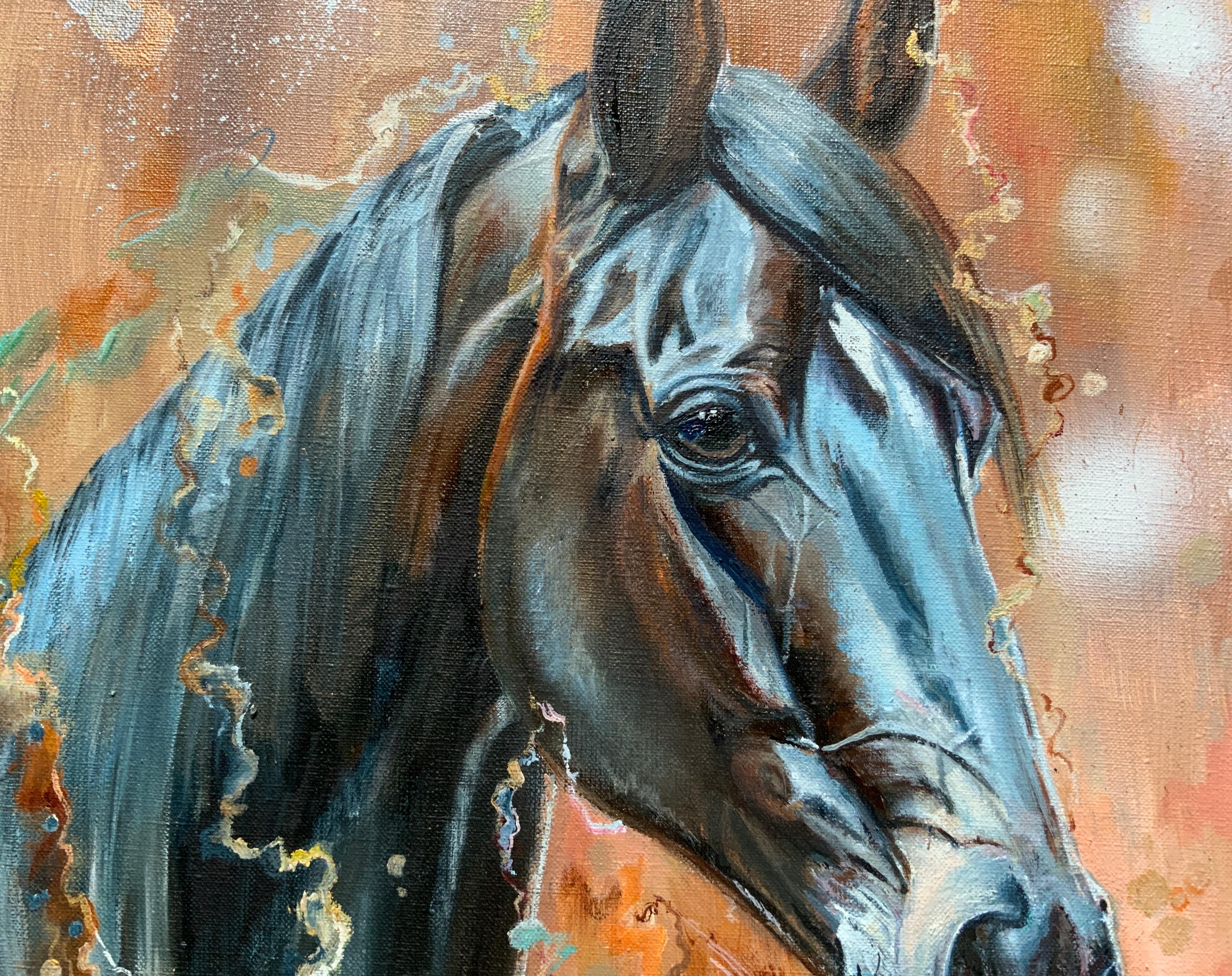 Libertad (2) - Painting realista estadounidense de Chulkova Elena