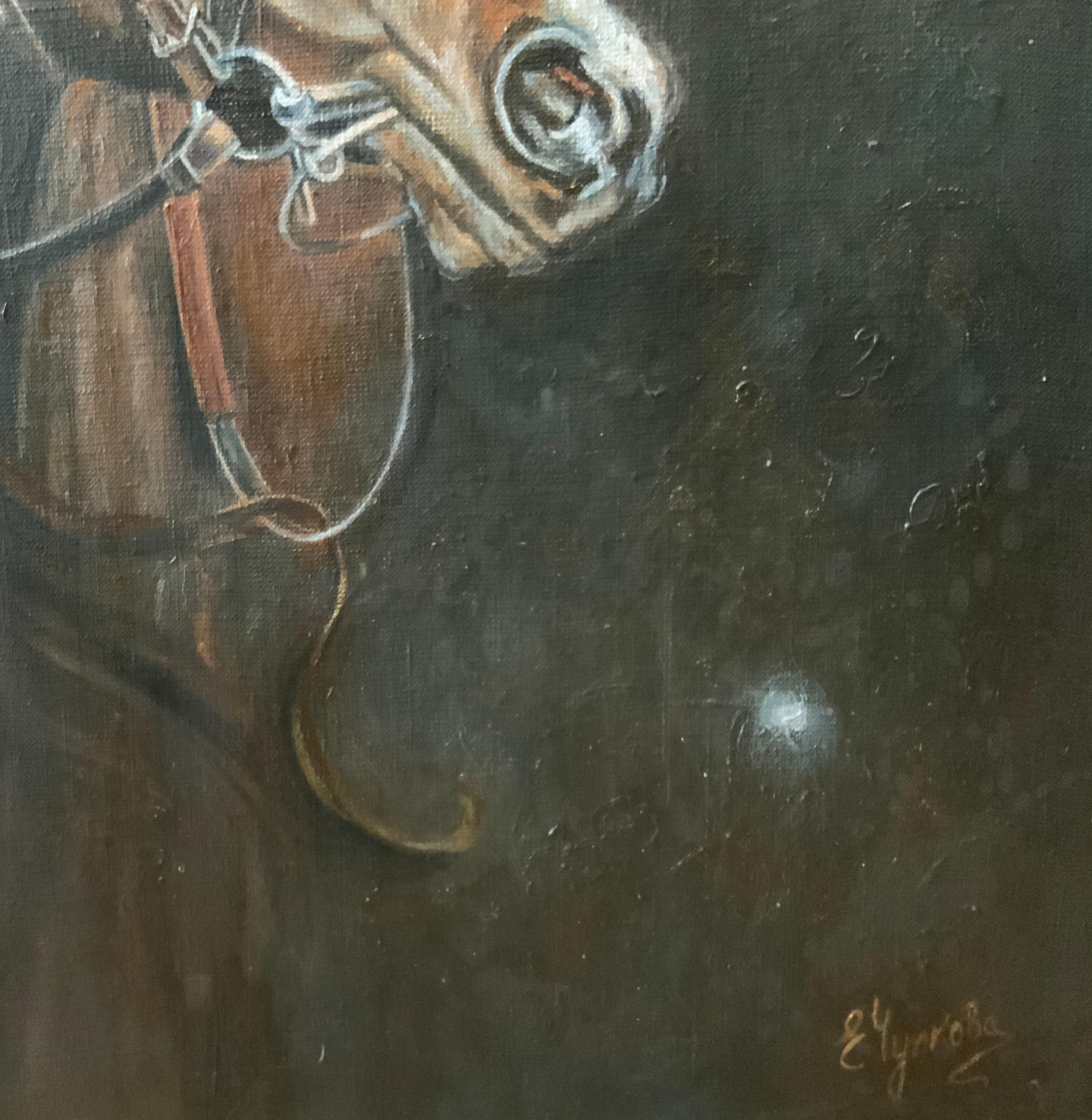 La petite libellule qui plane à côté du cheval semble fragile et sans défense face à l'échelle cosmique. Cependant, sa présence apporte un sentiment de légèreté, d'espoir et un rappel de la beauté et du caractère éphémère de la vie. C'est un symbole