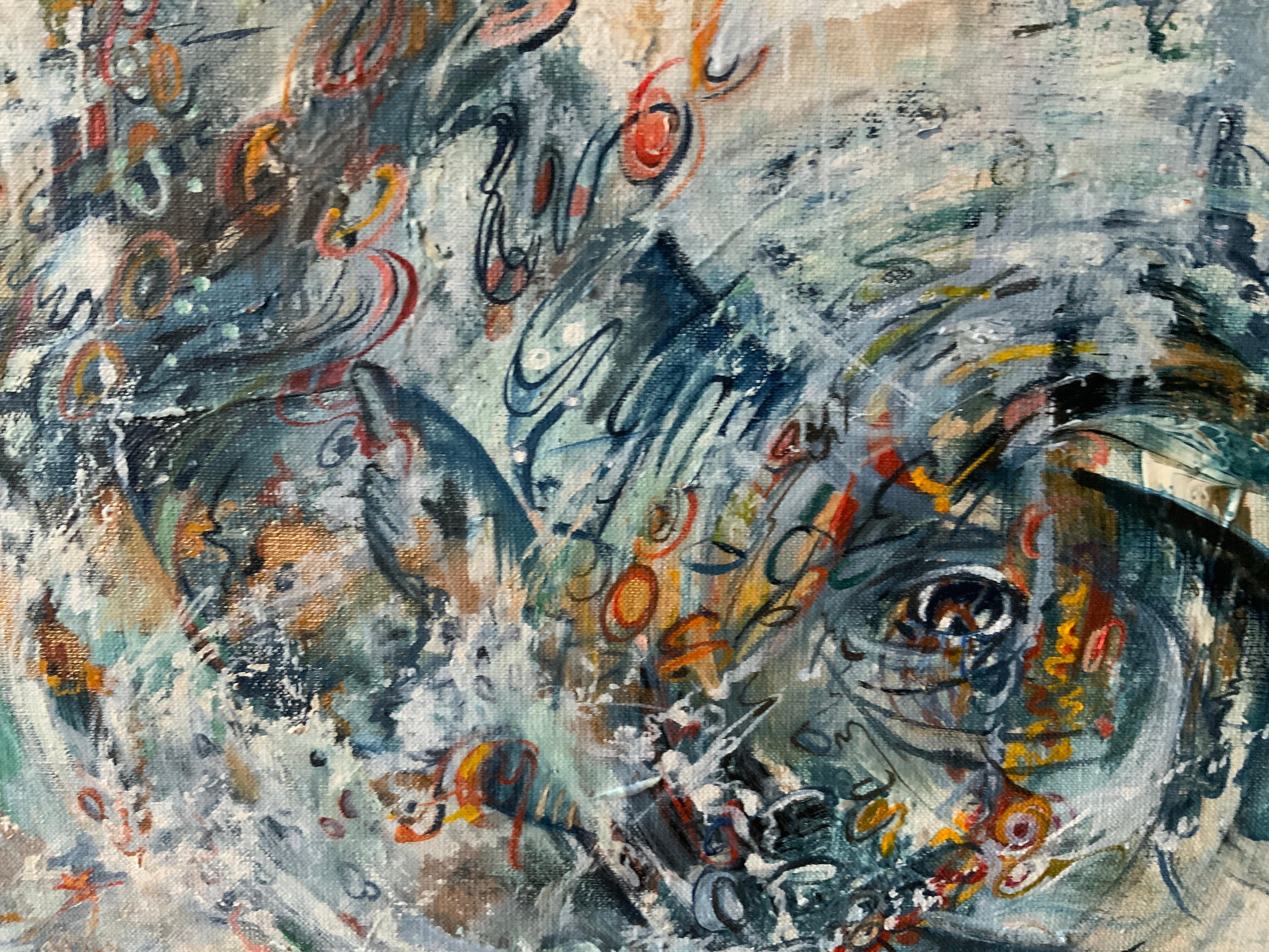 Il Leviatano - Painting di Chulkova Elena