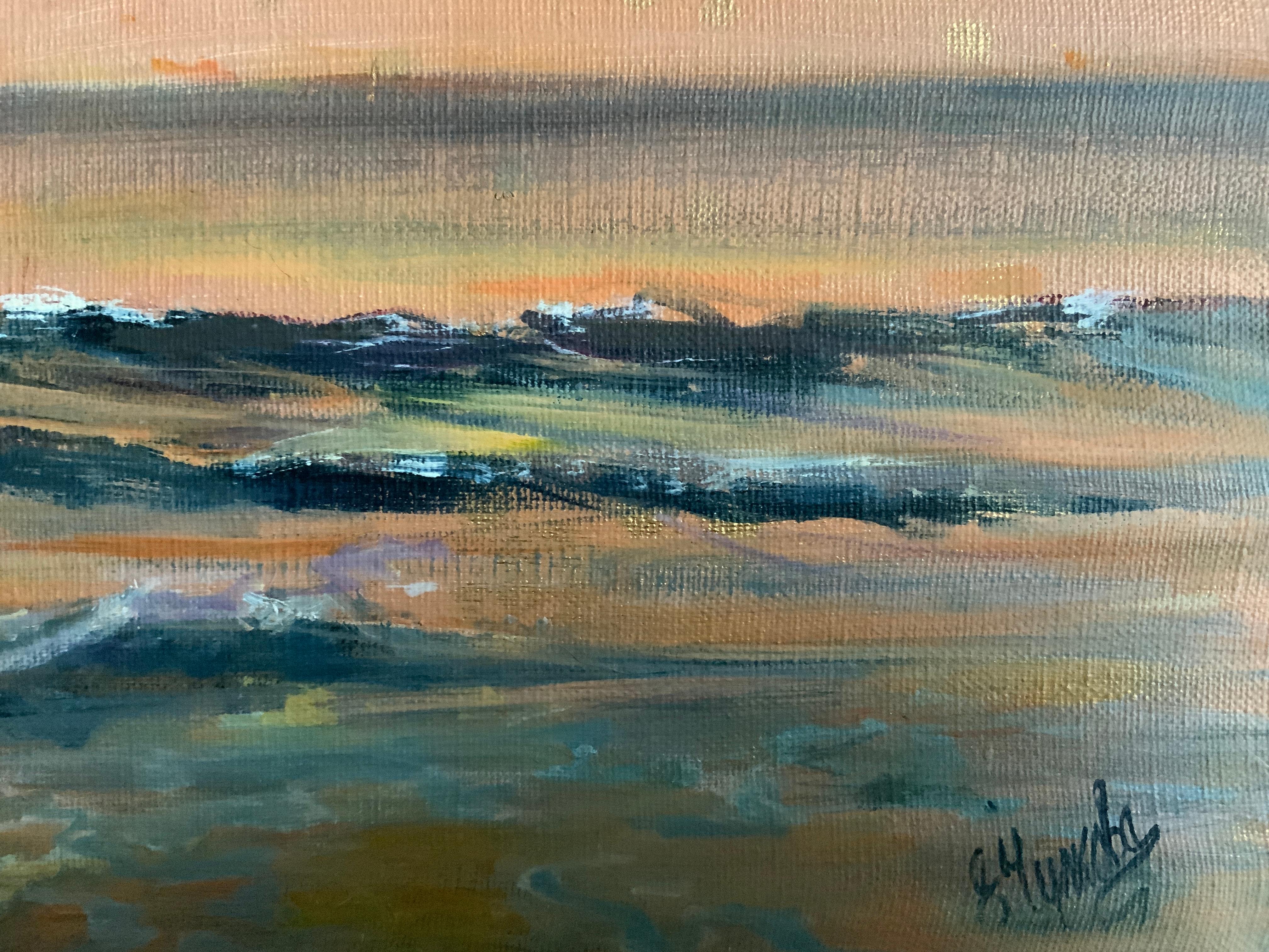 The journey. seascape original gemälde im Angebot 1