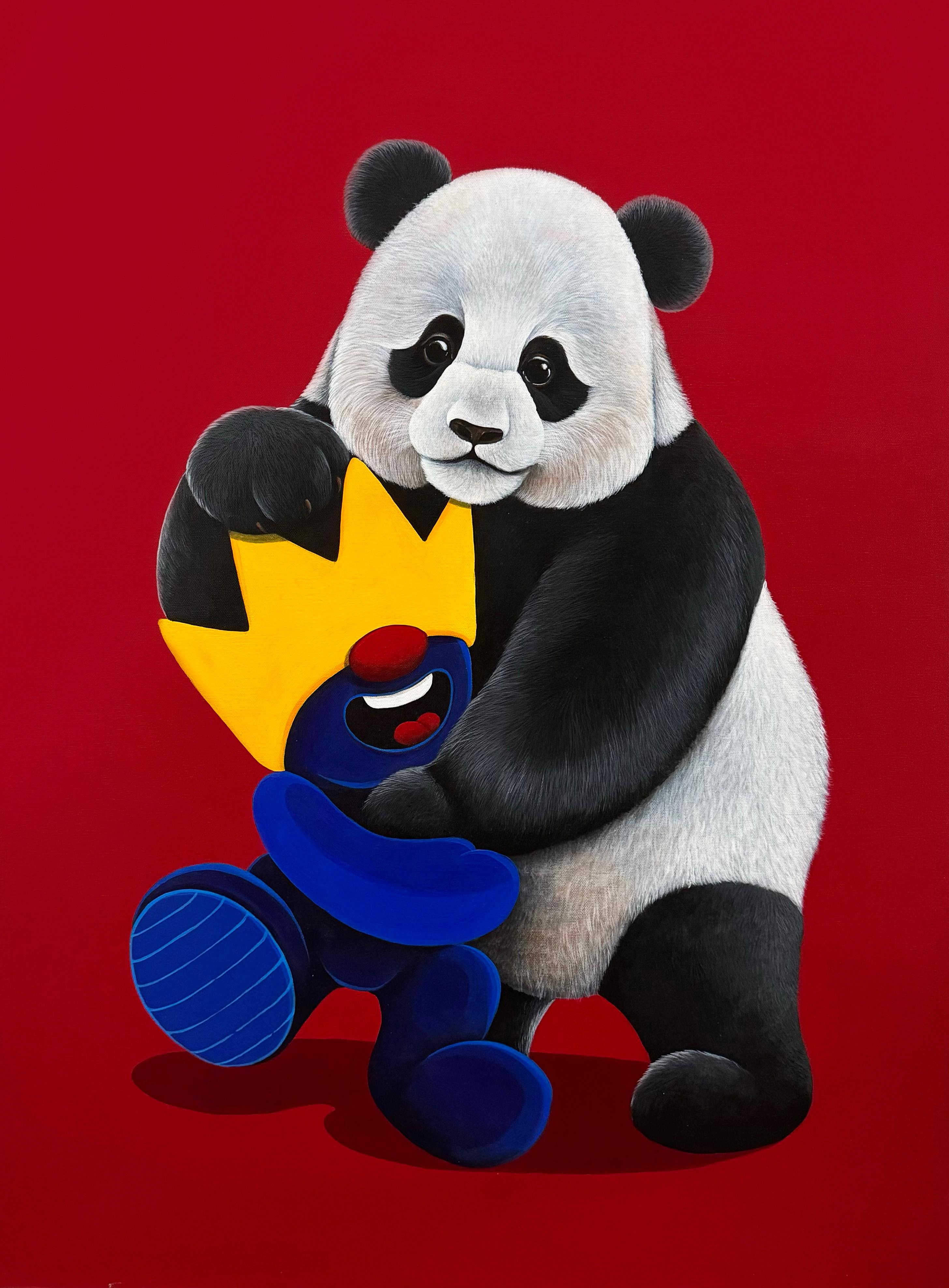 Embrace of Caring - Mixed Media Art by Chun Yu