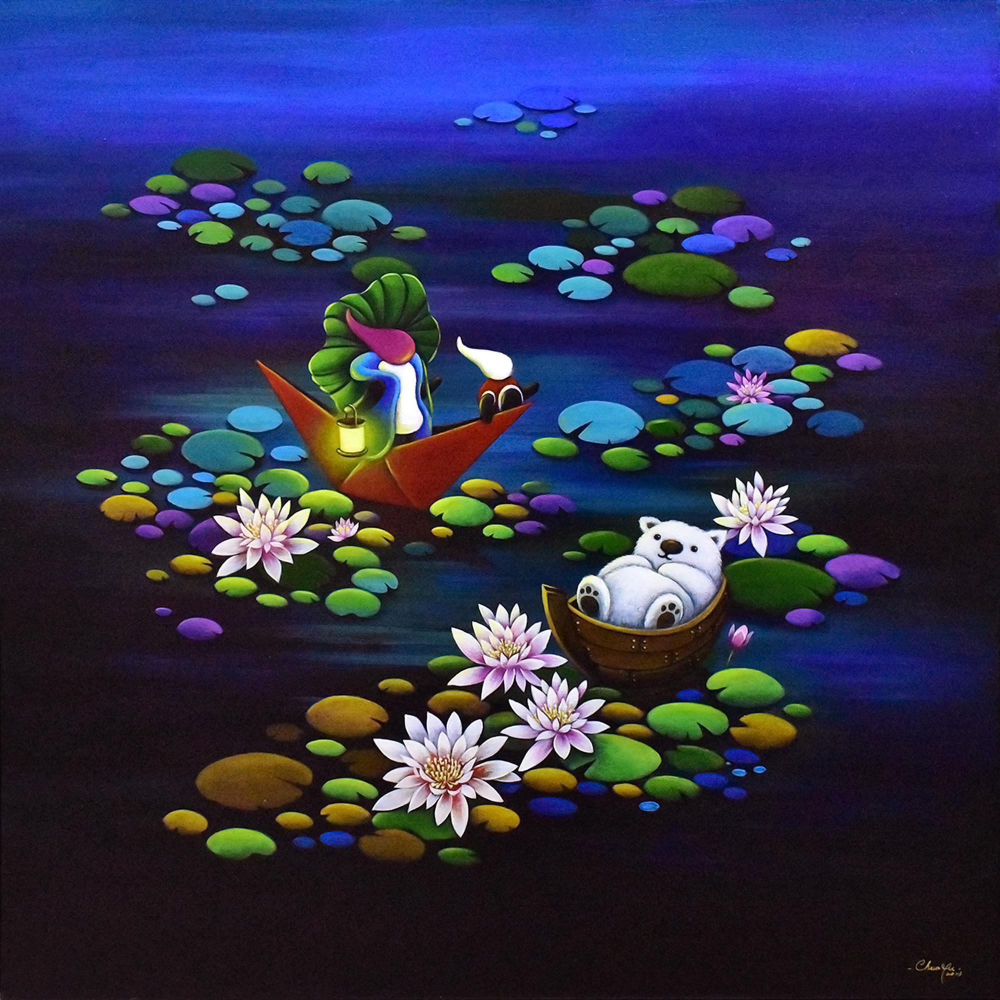 Colourful Life - Painting by Chun Yu