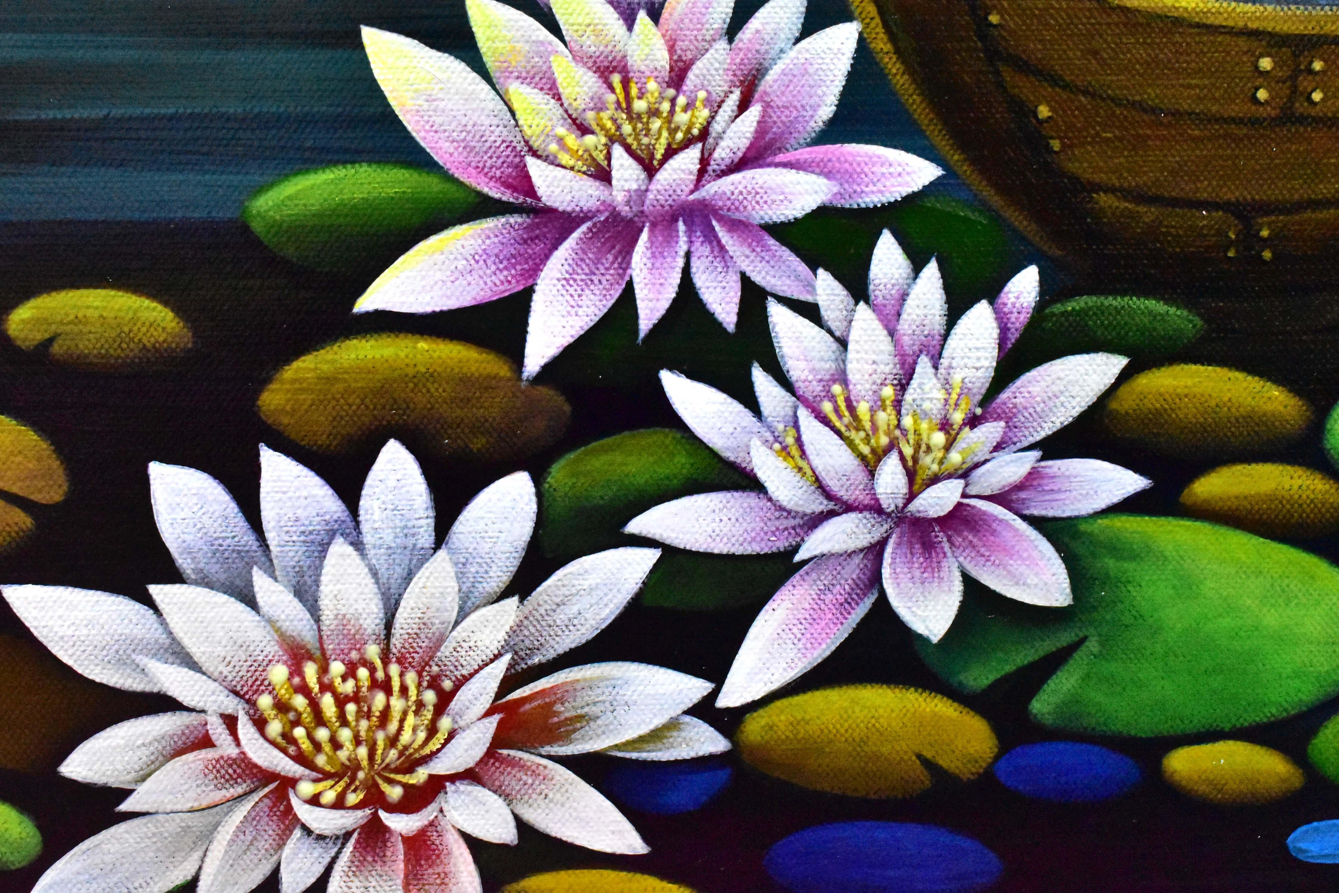 Artist statement
A brilliantly vibrant life;
Blooms like a strong-willed lotus;
Prevails like a determined lotus leaf.

About the artist
Chun-Yu emerges as a contemporary artist distinguished by numerous accolades garnered from diverse calligraphy