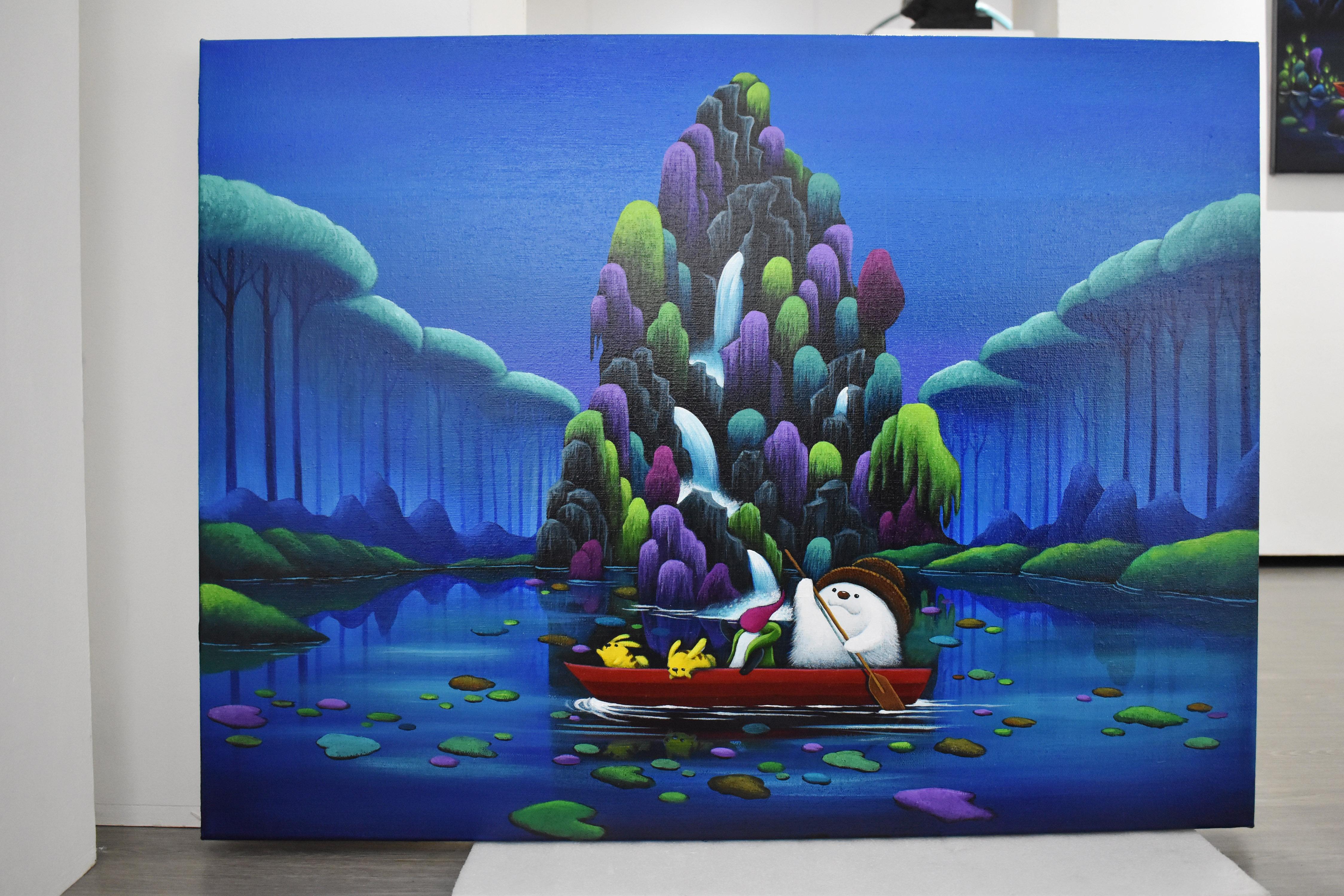 Journey of Radiance - Painting by Chun Yu