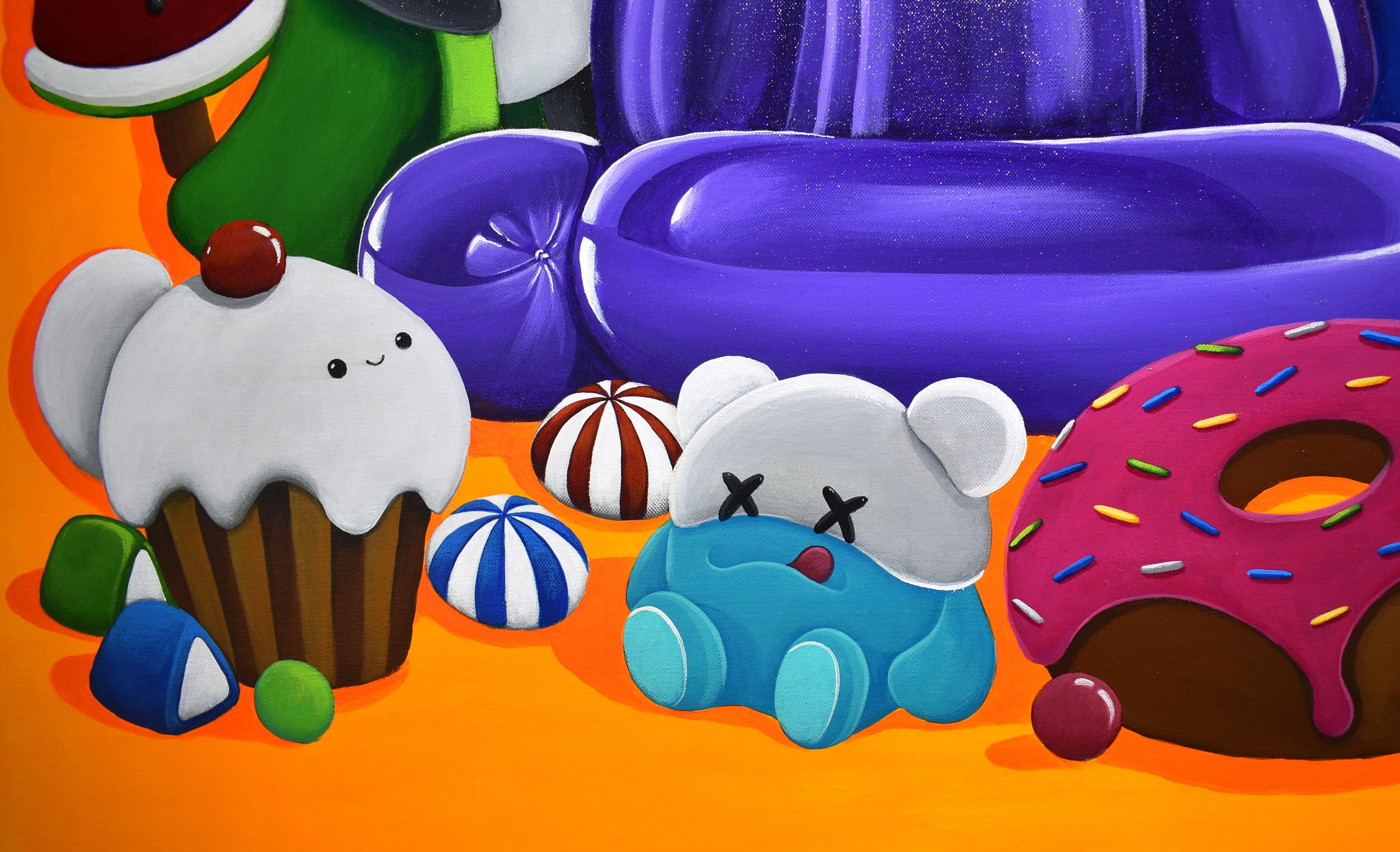 Artist statement
Joyfulness is like balloons in an amusement park,
Spreading fun and laughters.
Happiness is like candies and cakes,
Adorning endless sweetness to our lives.

About the artist
Chun-Yu emerges as a contemporary artist distinguished by
