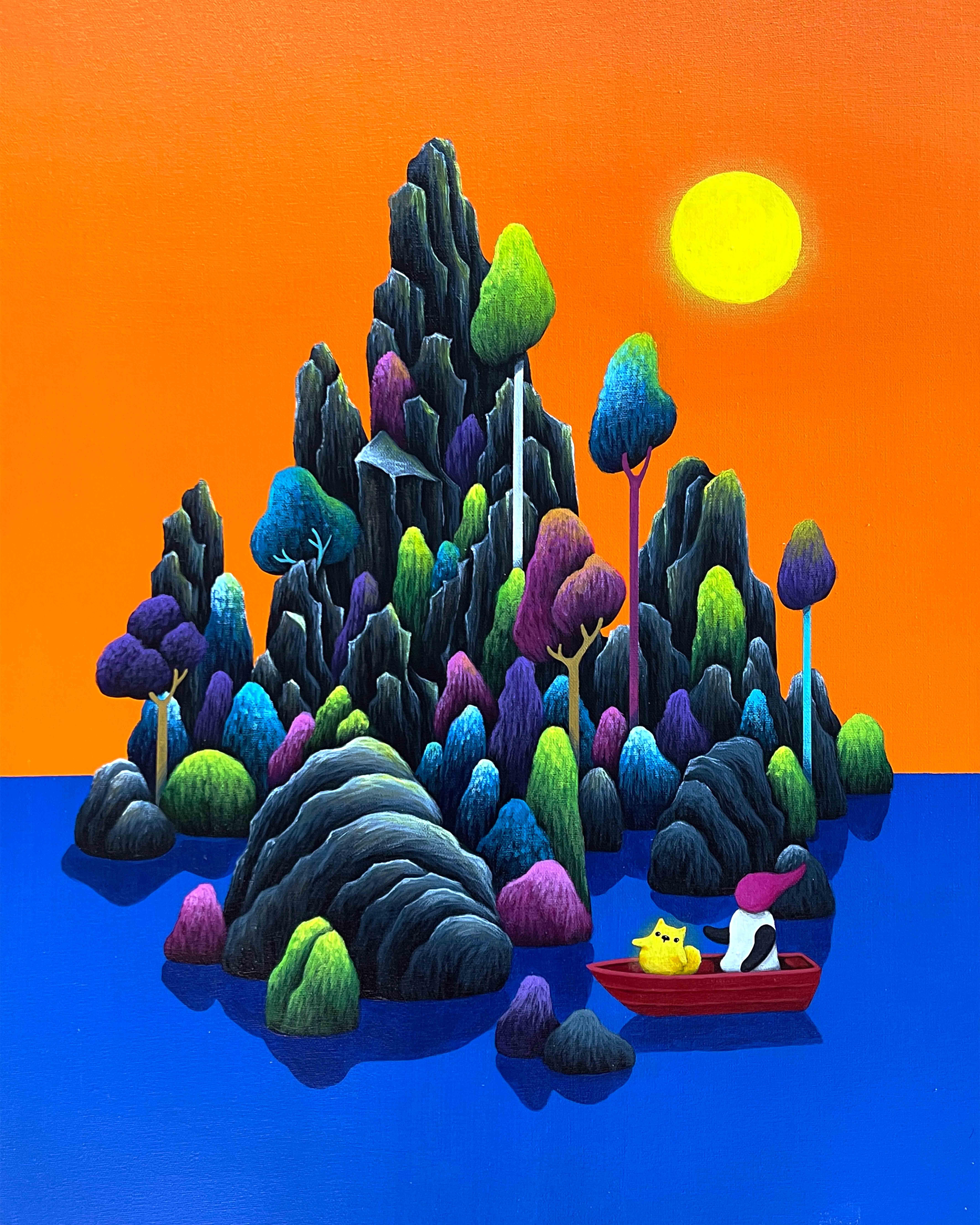 Ray of Hope - Painting by Chun Yu