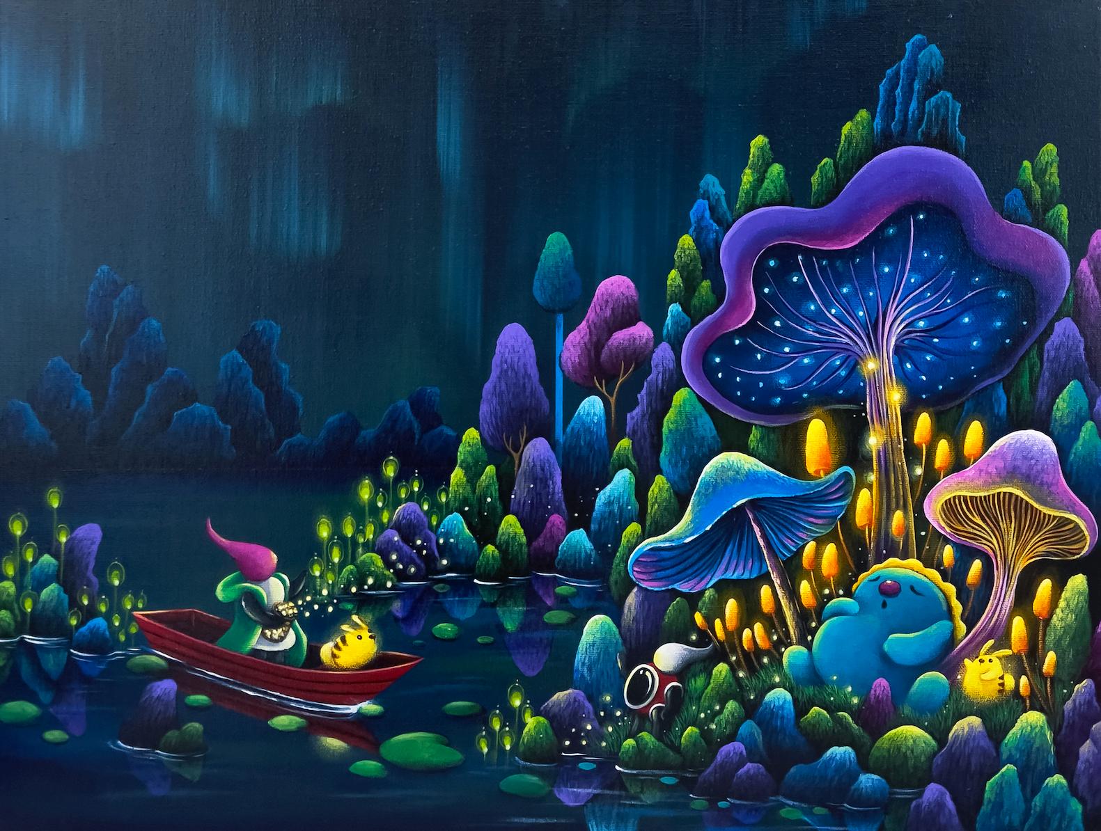 Serenade - Painting by Chun Yu
