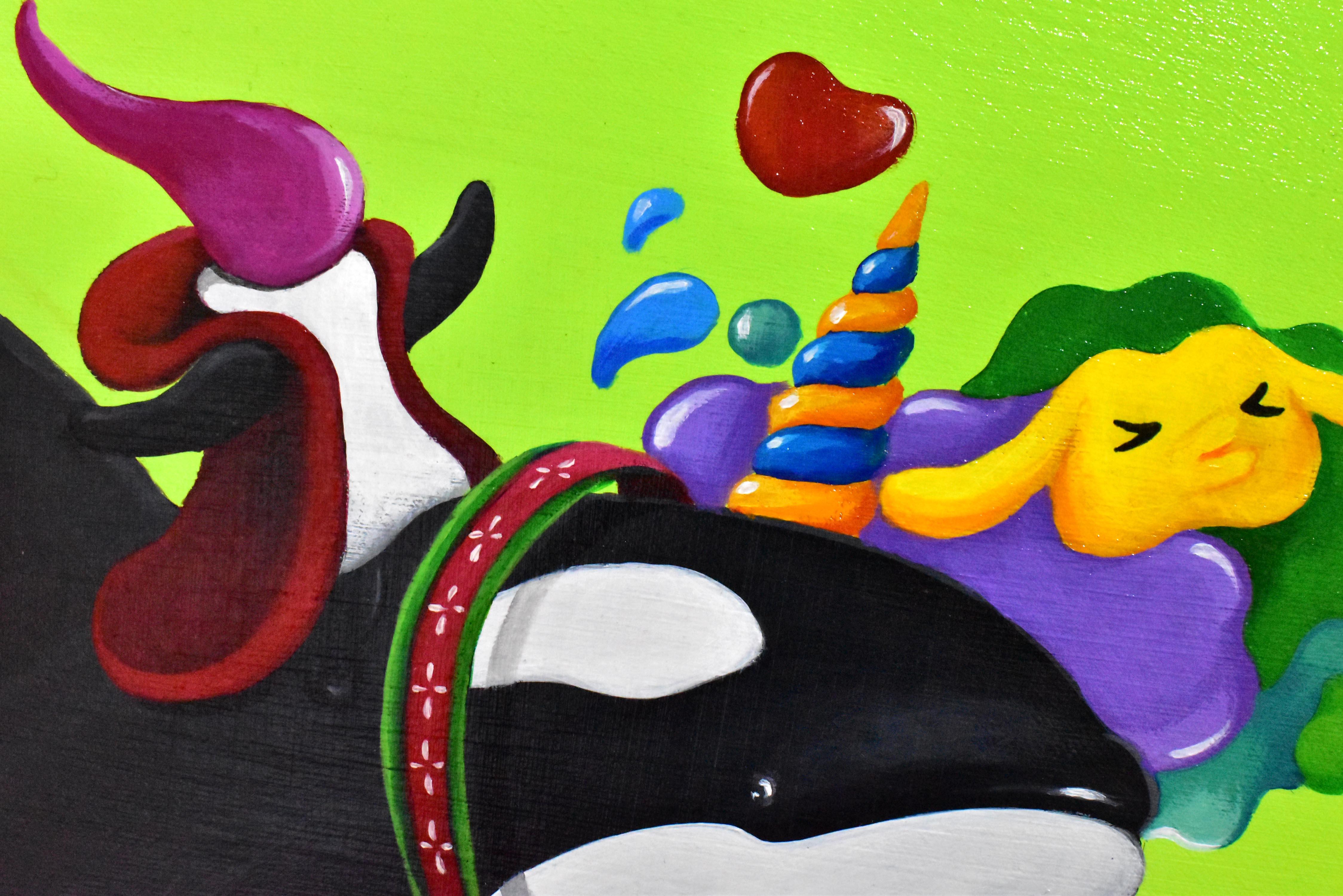 Il mondo dell'amore - Painting di Chun Yu
