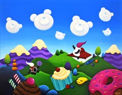 Tranquil Journey, teddy bear clouds, carefree, cupcakes wonderland, ship fast