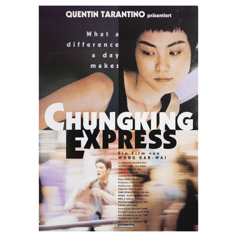Chungking Express 1996 German A1 Film Poster For Sale at 1stDibs