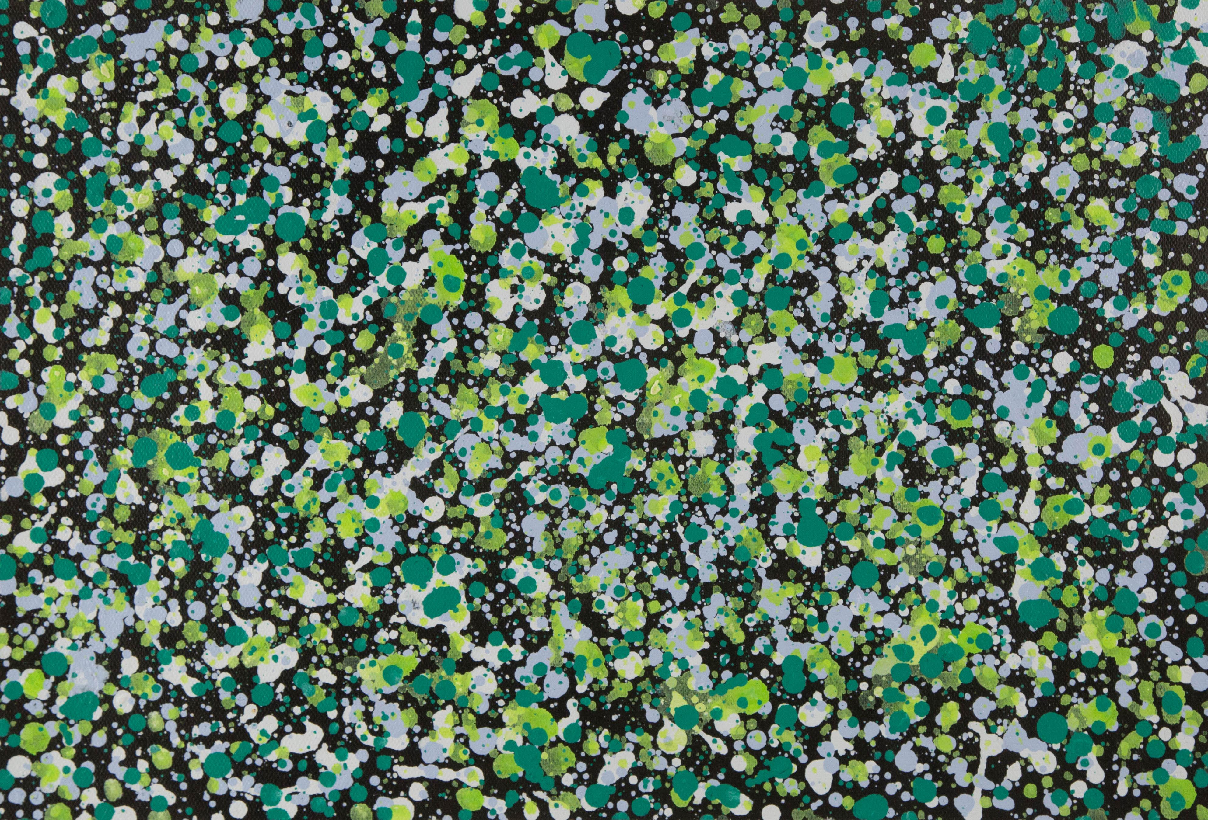 Chunjiu Wang Abstract Original Acrylic On Canvas "Forest Hills"
