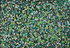 Chunjiu Wang Abstract Original Acrylic On Canvas "Forest Hills"