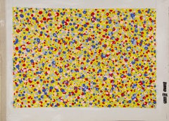 Chunjiu Wang Abstract Original Acrylic On Canvas "Ray of Sunlight" (Rayon de soleil)