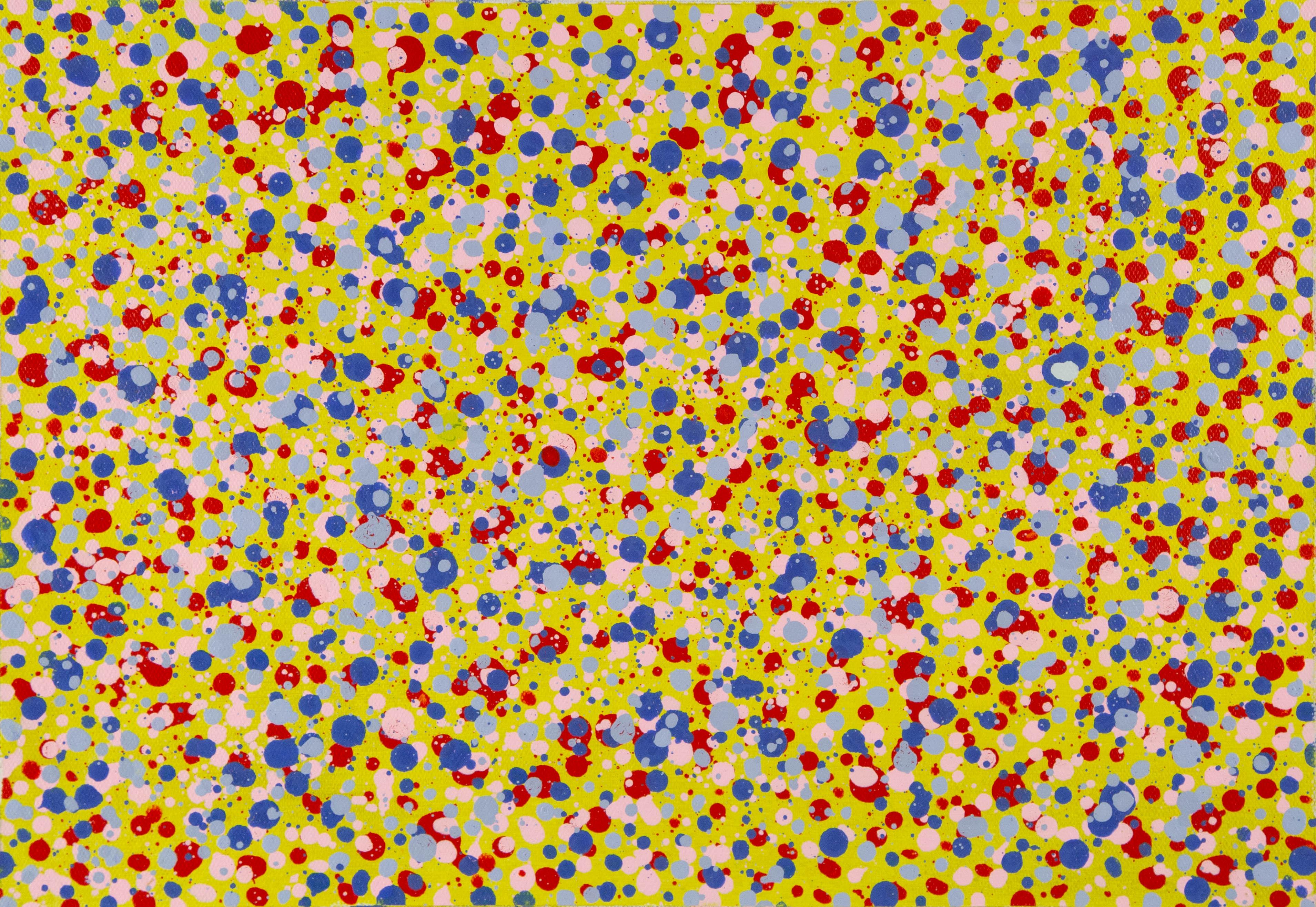Chunjiu Wang Abstract Original Acrylic On Canvas "Ray of Sunlight" (Rayon de soleil)