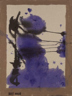 Chunjiu Wang Abstract Original Acrylic On Canvas "Sea of Monsters"