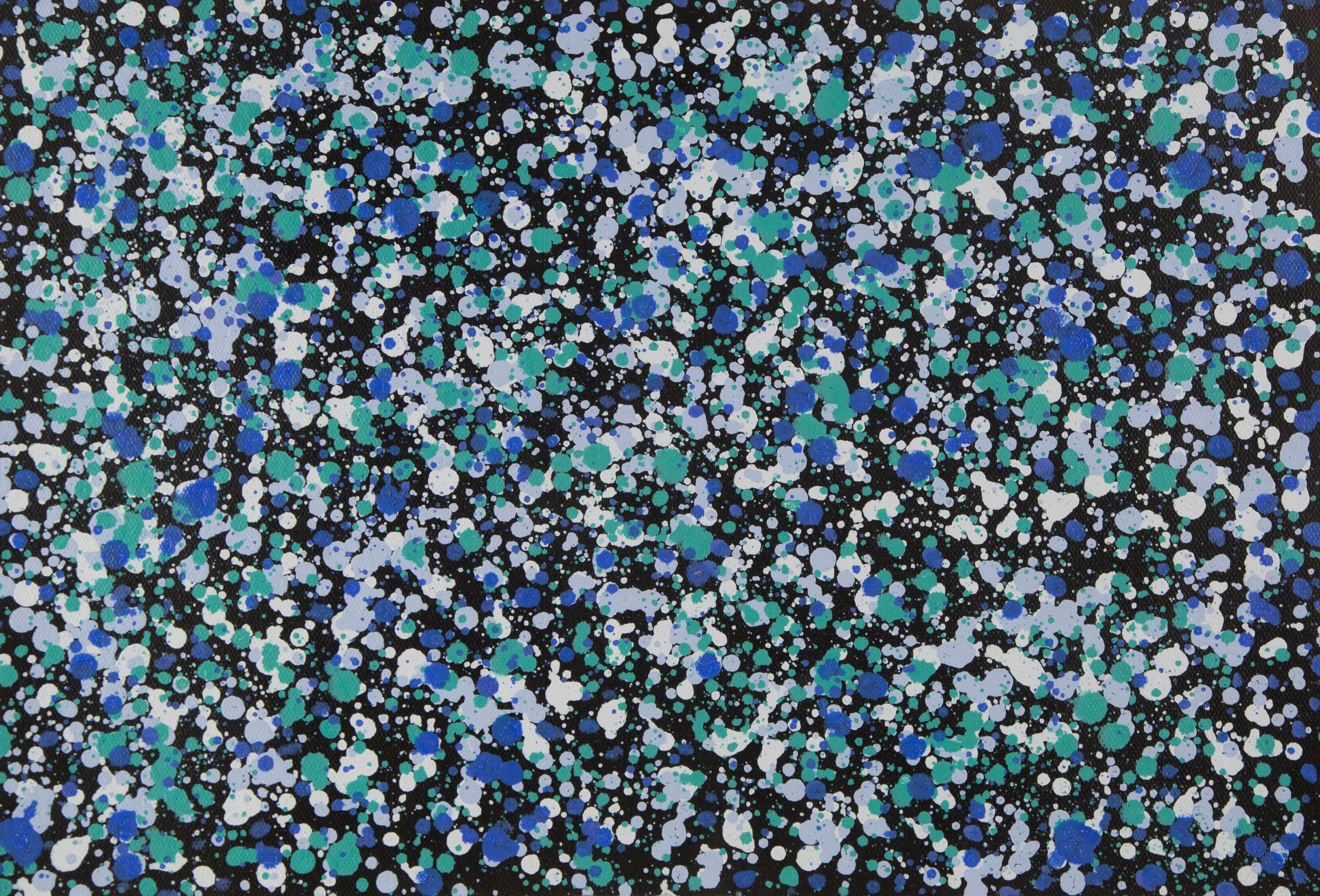 Chunjiu Wang Abstract Original Acrylic On Canvas "Winter Flurry"
