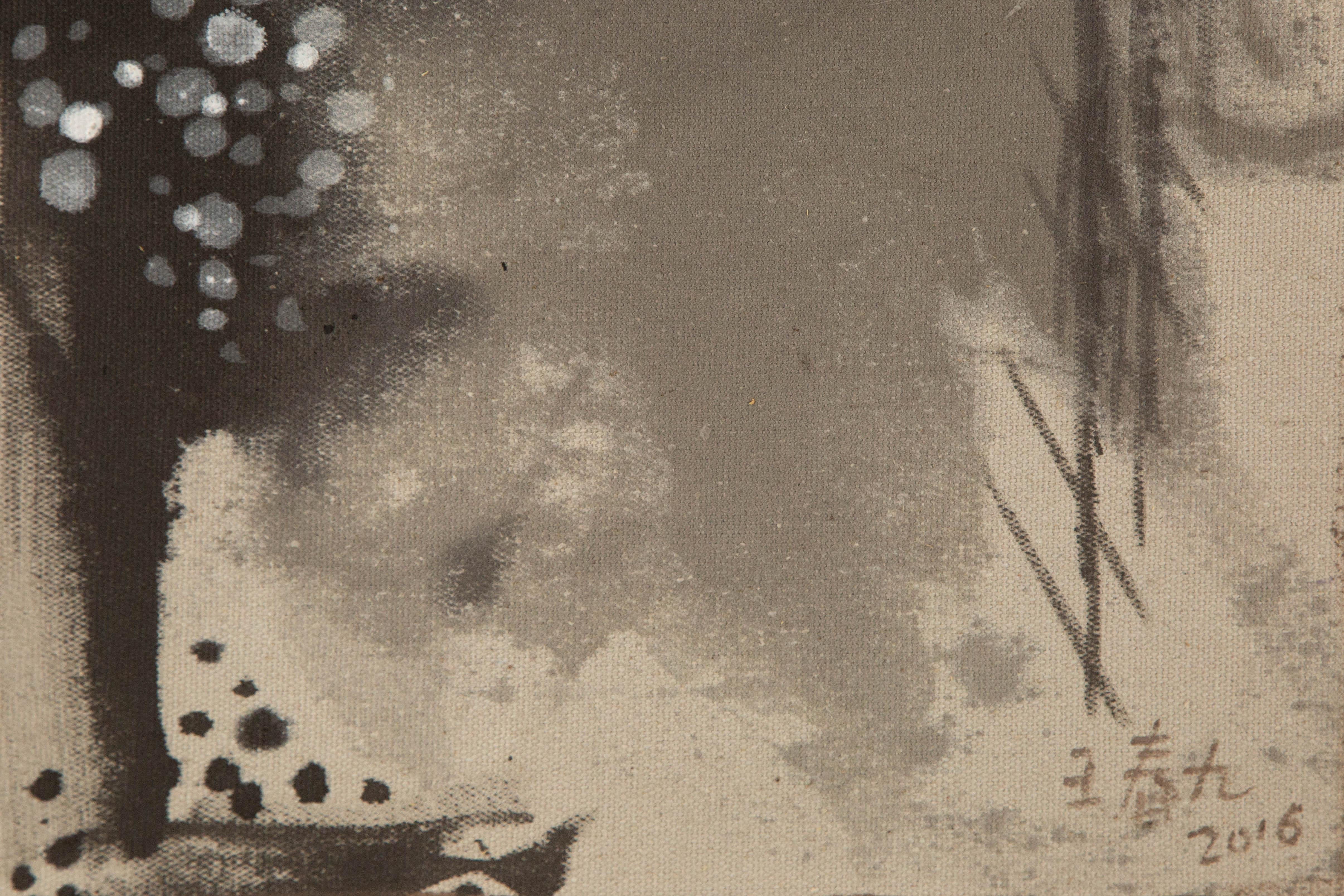 Chunjiu Wang Abstract Original Mixed Media 