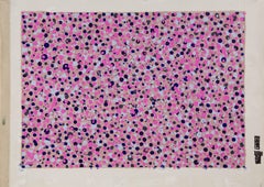 Chunjiu Wang Abstrakt Original Öl auf Leinwand "Pink Panther"