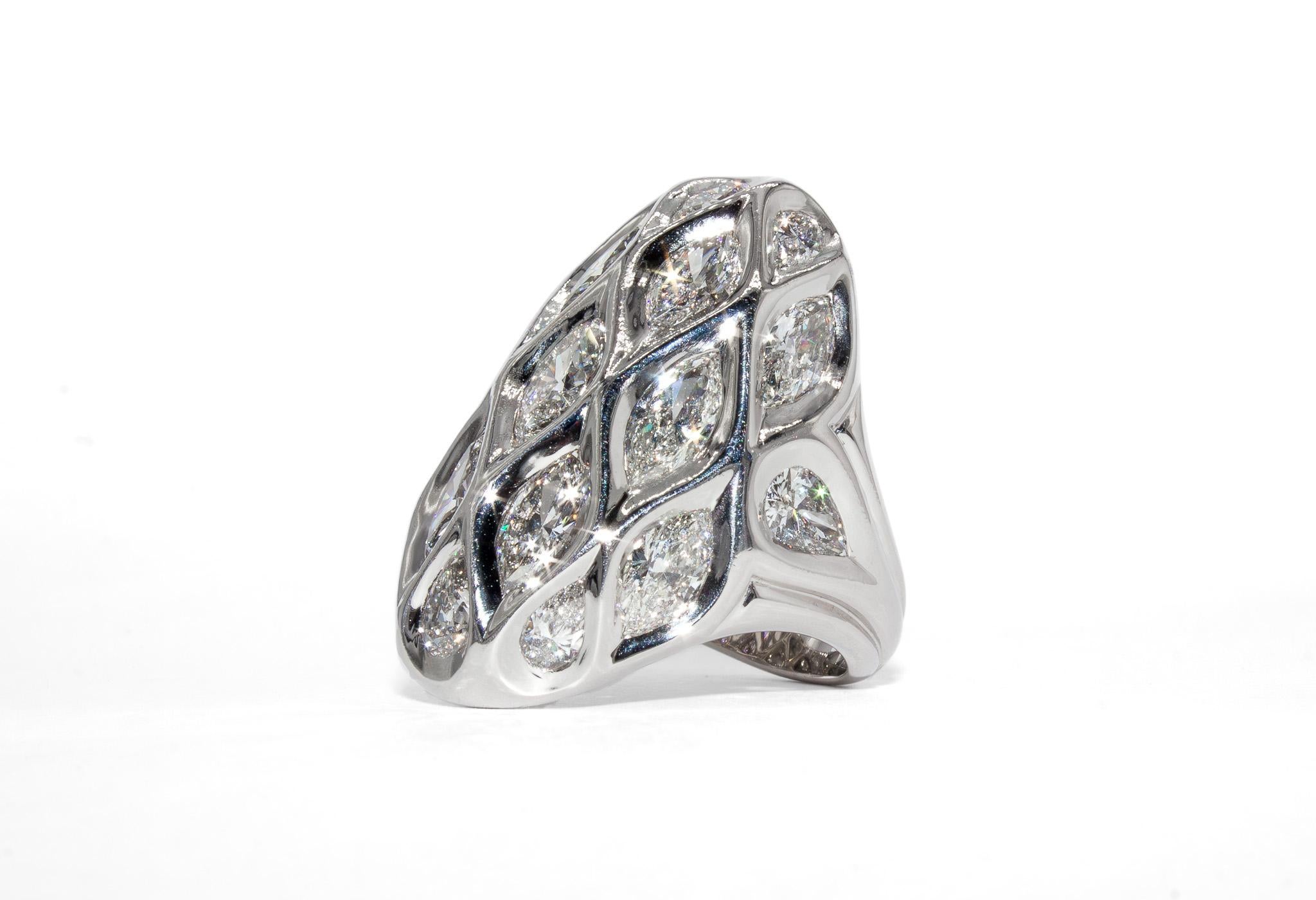 Chunky Big and Bold 6.00 Carat Diamond Ring 1
